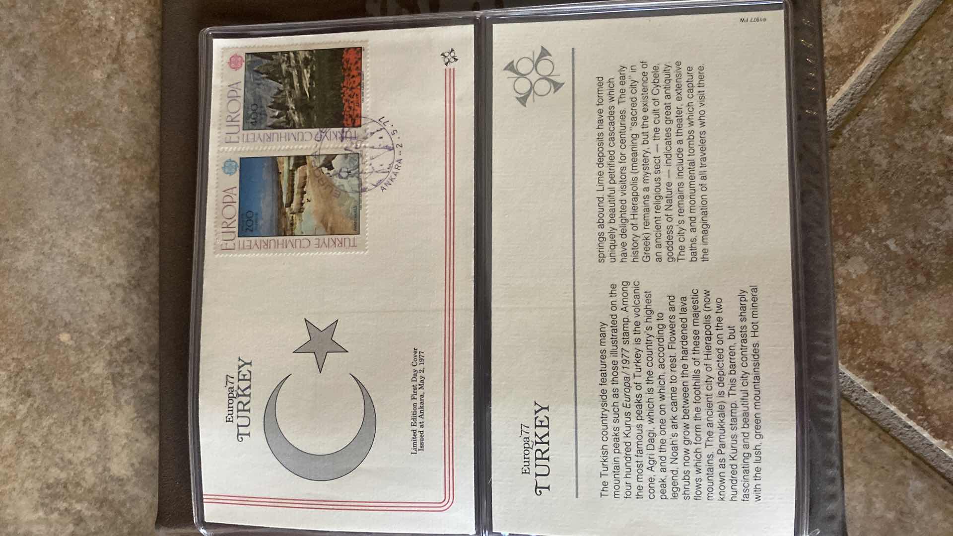 Photo 1 of VINTAGE THE SCENIC WONDERS OF EUROPE STAMP COLLECTION