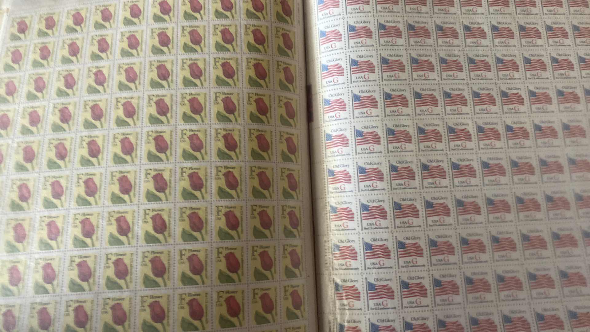 Photo 1 of VINTAGE MINT SHEET FILE WITH STAMP COLLECTION