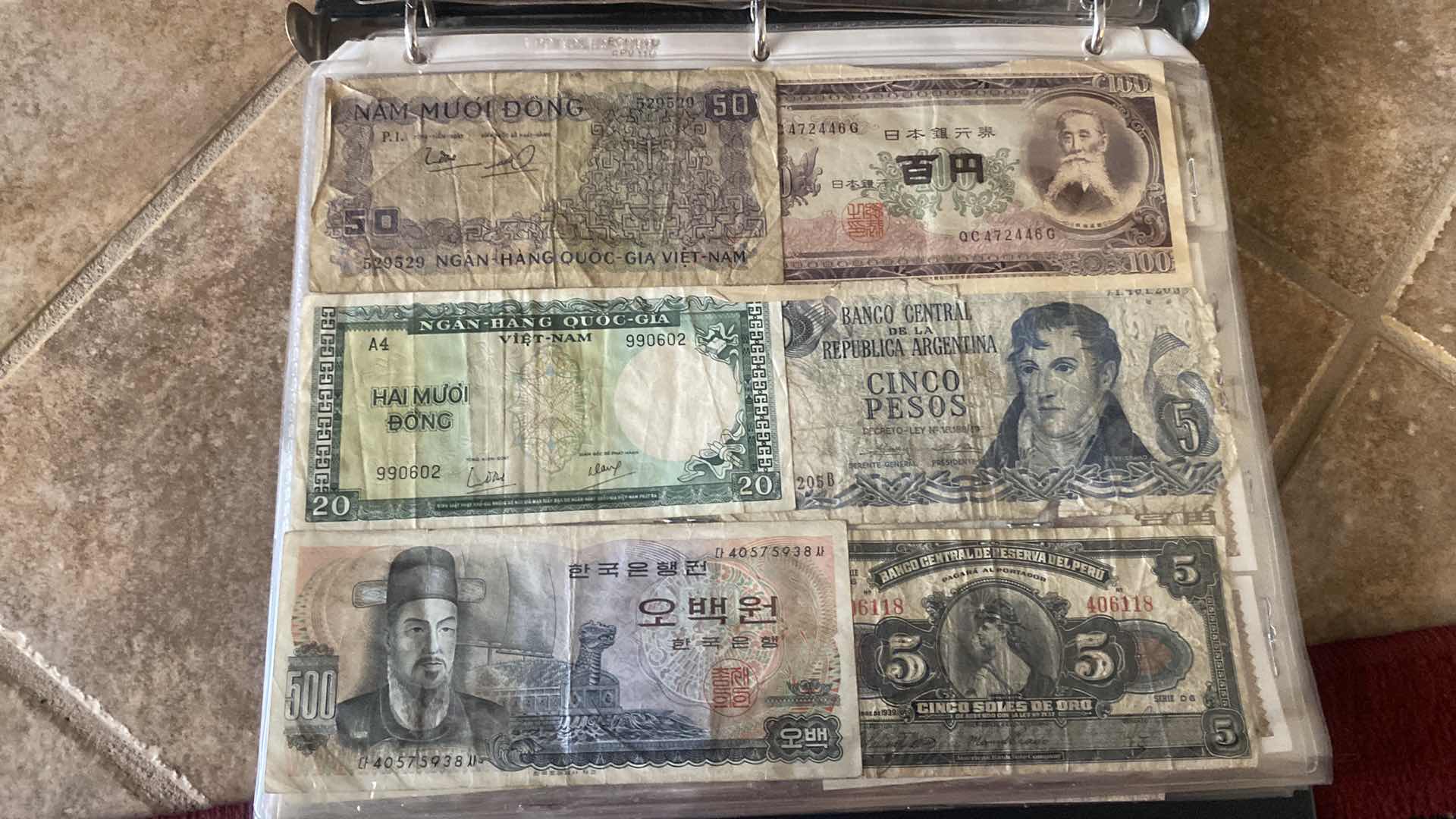 Photo 1 of FOREIGN COUNTRIES CURRENCY COLLECTION