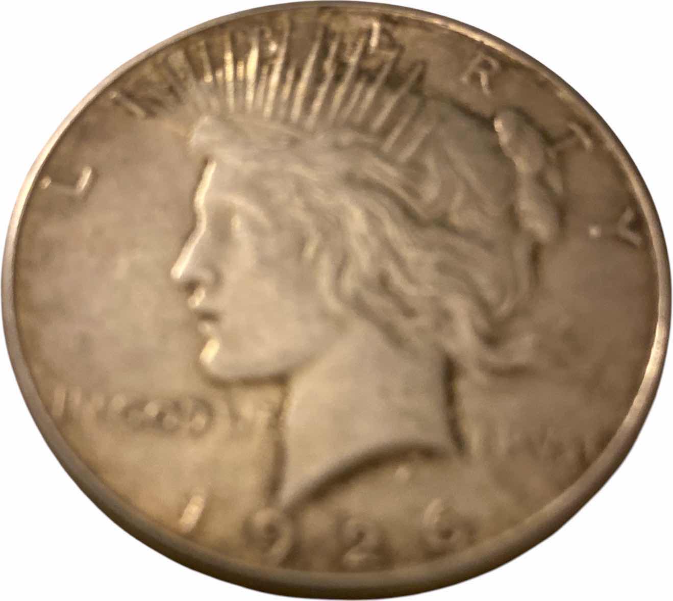 Photo 1 of VINTAGE 1926 PEACE SILVER DOLLAR MINT S
