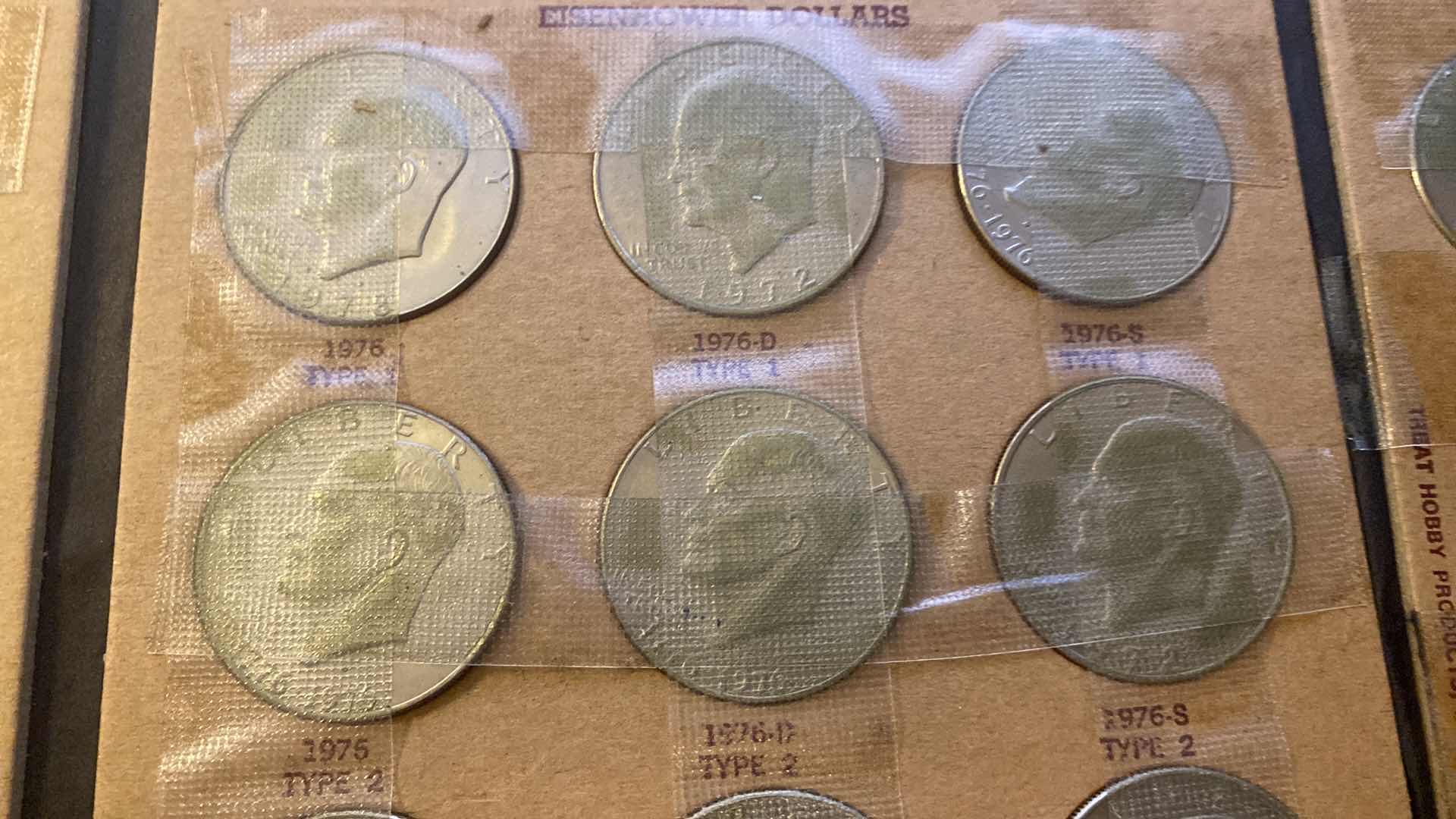 Photo 1 of 36-1970’s EISENHOWER DOLLARS