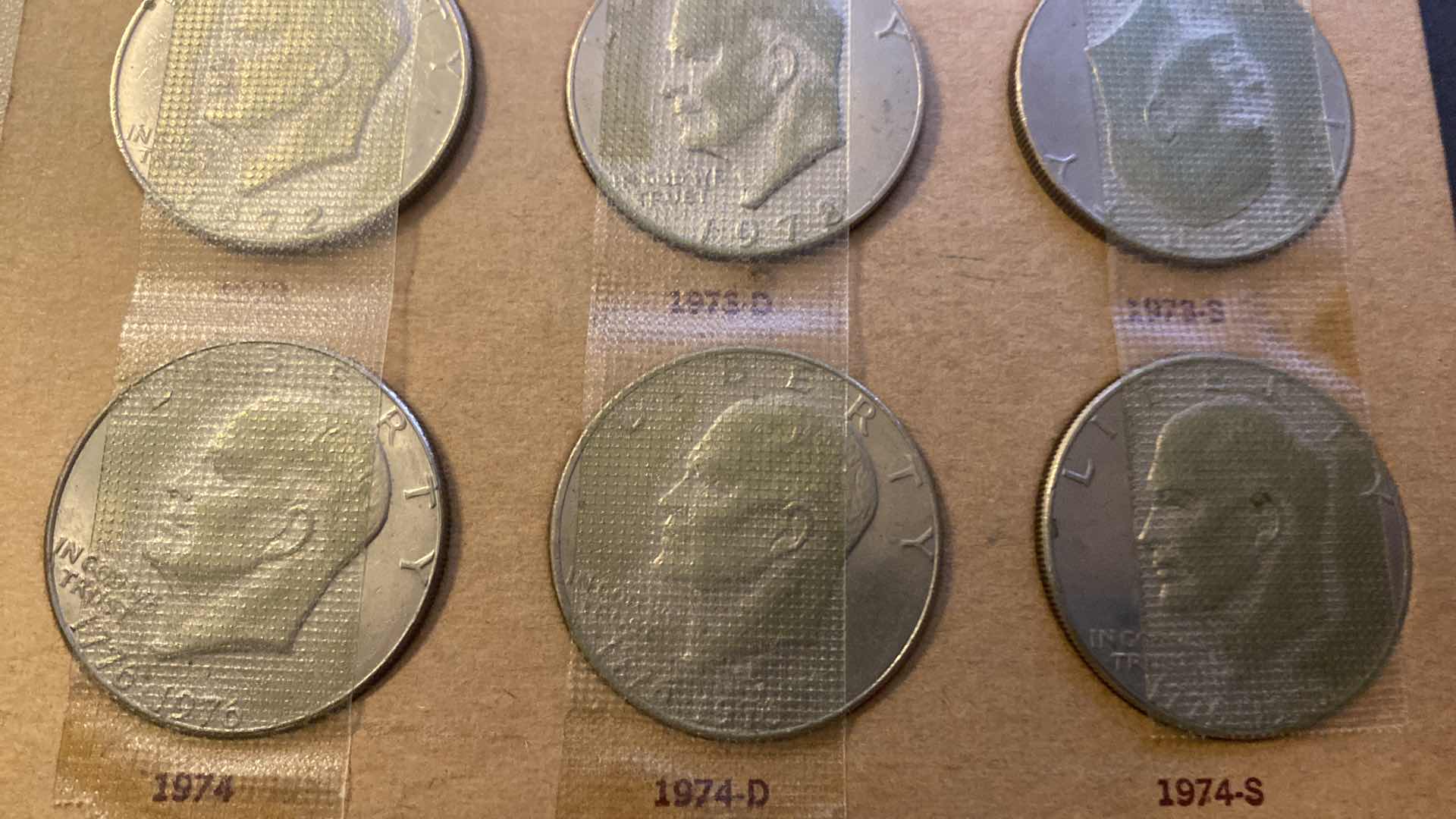 Photo 1 of 36-1970’s EISENHOWER DOLLARS