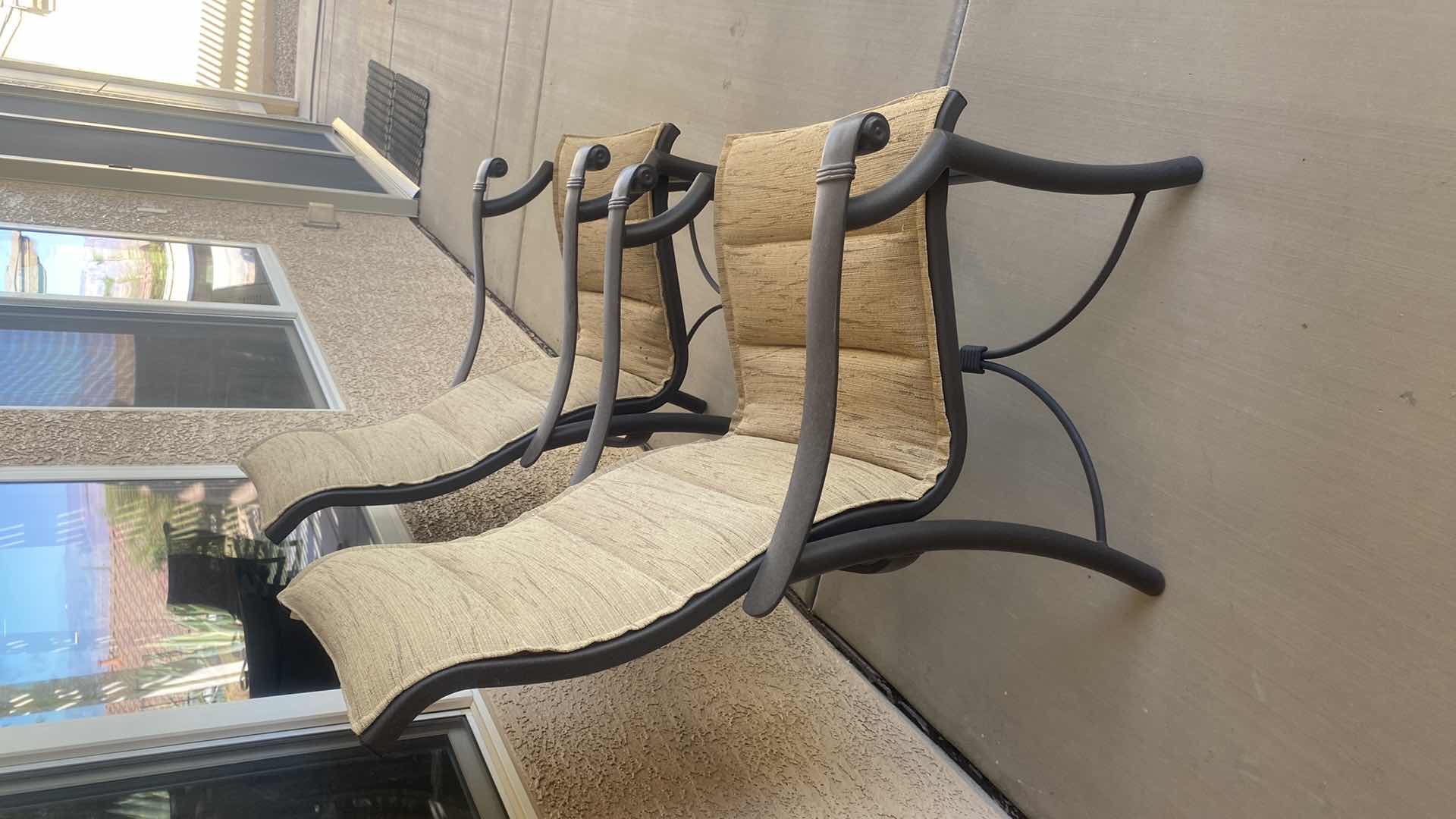 Photo 1 of 2-TROPITONE SLING BACK PATIO DINING CHAIRS FROM MR. POOL AND MRS. PATIO (S SETS AVAILABLE ACH SOLD SEPARATELY)