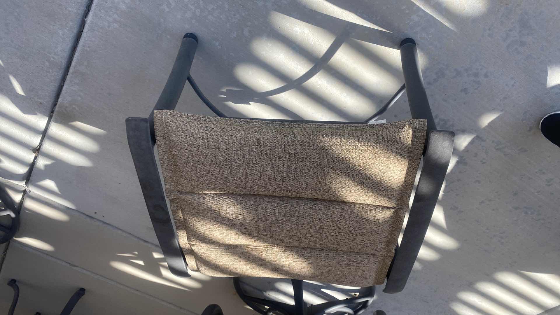 Photo 1 of TROPITONE SWIVEL CHAIR WITH OTTOMAN FROM MR. POOL AND MRS. PATIO (2 AVAILABLE EACH SOLD SEPARATELY)