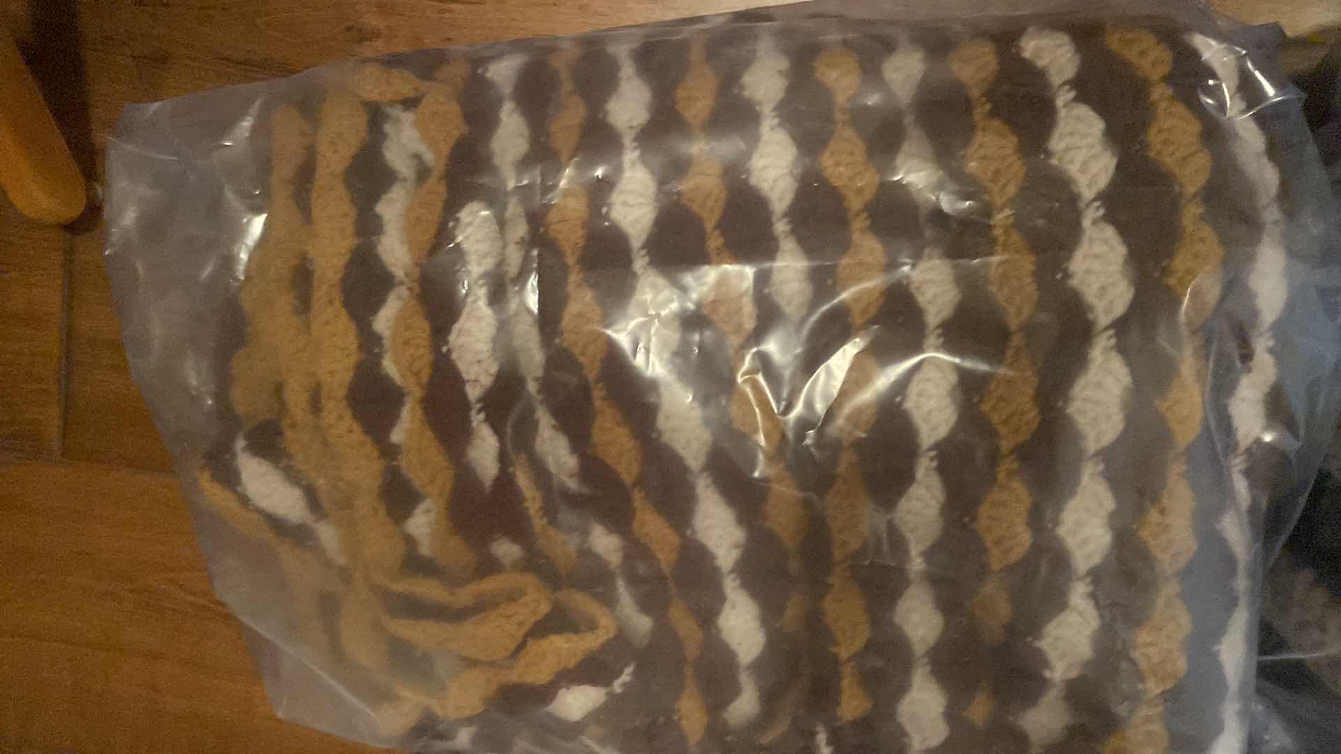 Photo 1 of 2-CROCHETED THROWS