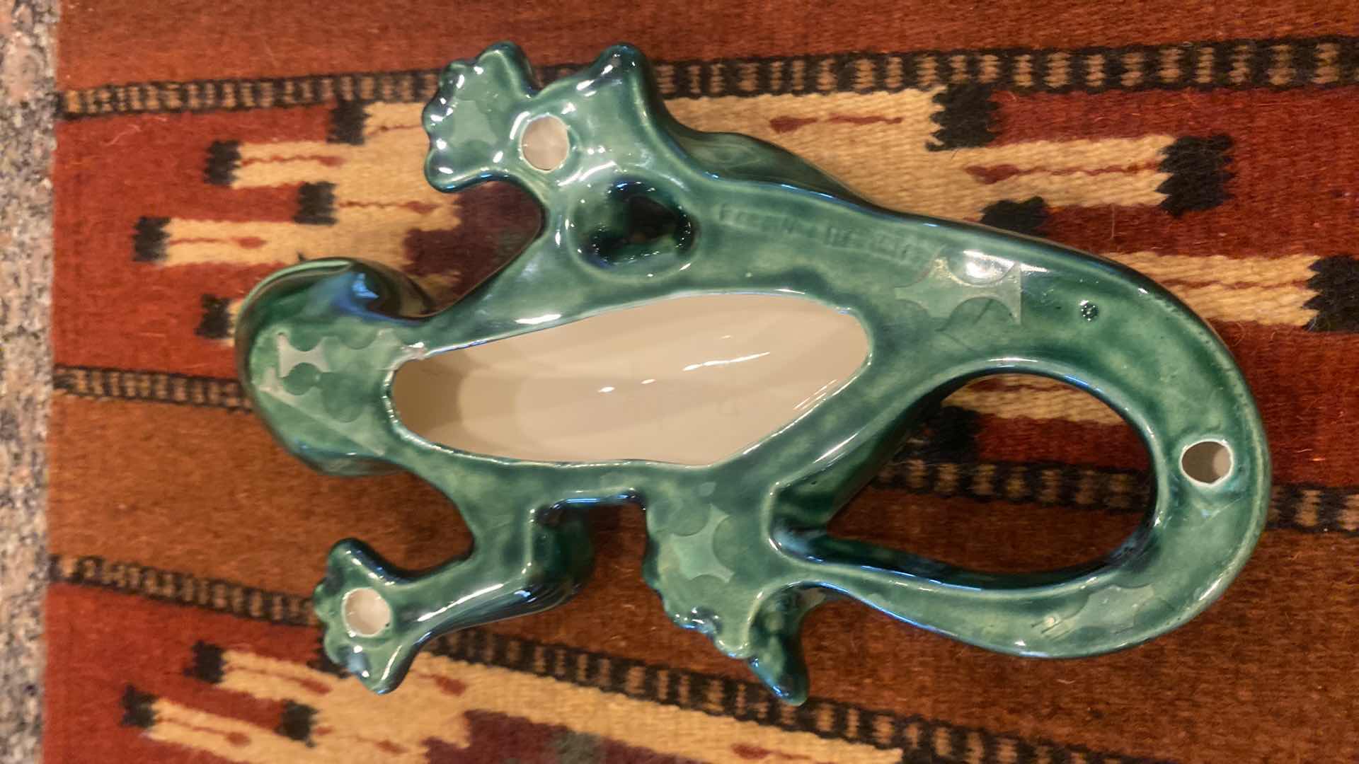 Photo 1 of CERAMIC GECKO HAND PAINTED 10”