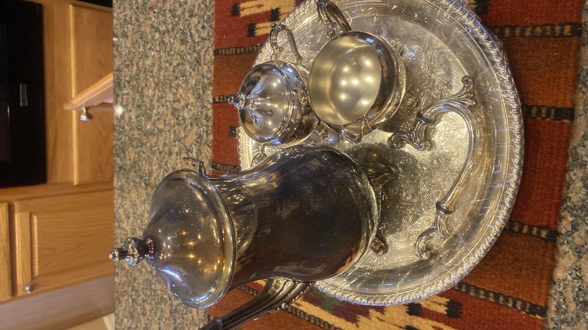 Photo 1 of SILVER PLATE COFFEE SERVICE