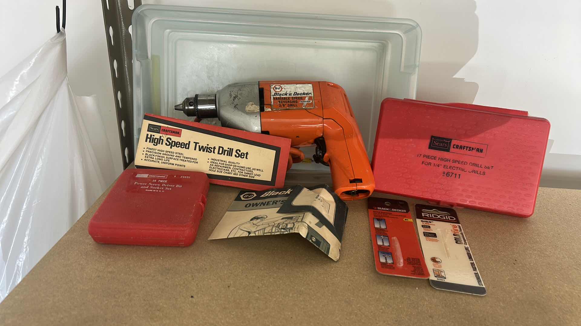Photo 1 of BLACK & DECKER DRILL, POWER, SCREWDRIVER, SET AND MORE