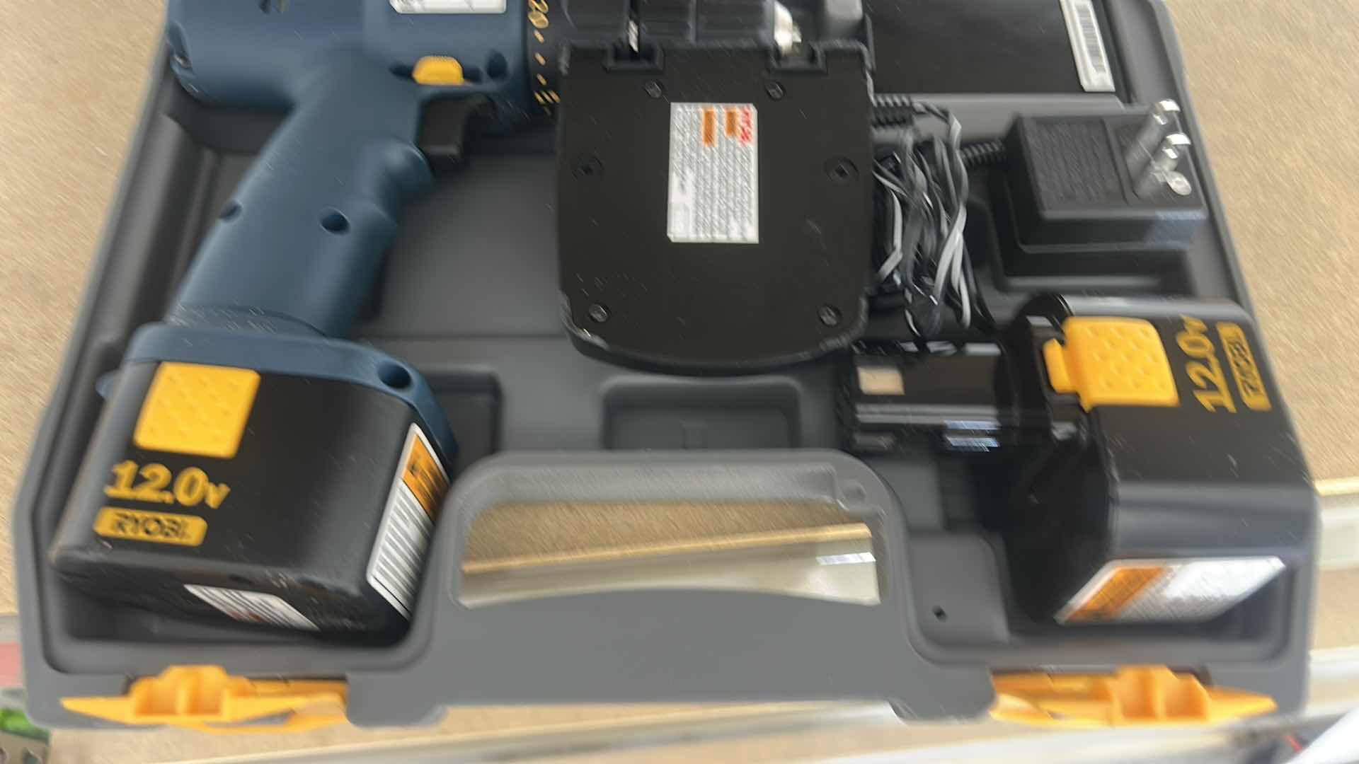 Photo 1 of RYOBI 12.0V DRILL WITH 2 BATTERIES