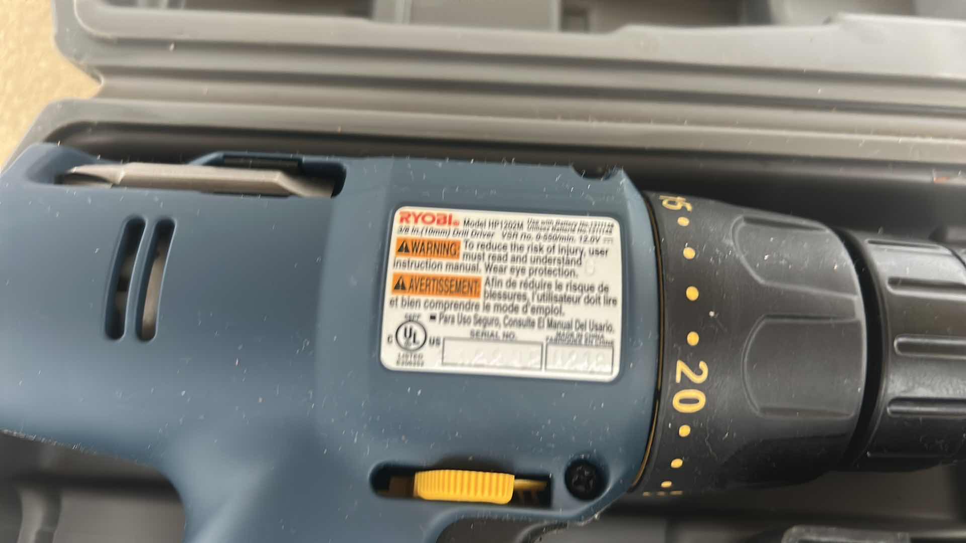Photo 1 of RYOBI 12.0V DRILL WITH 2 BATTERIES