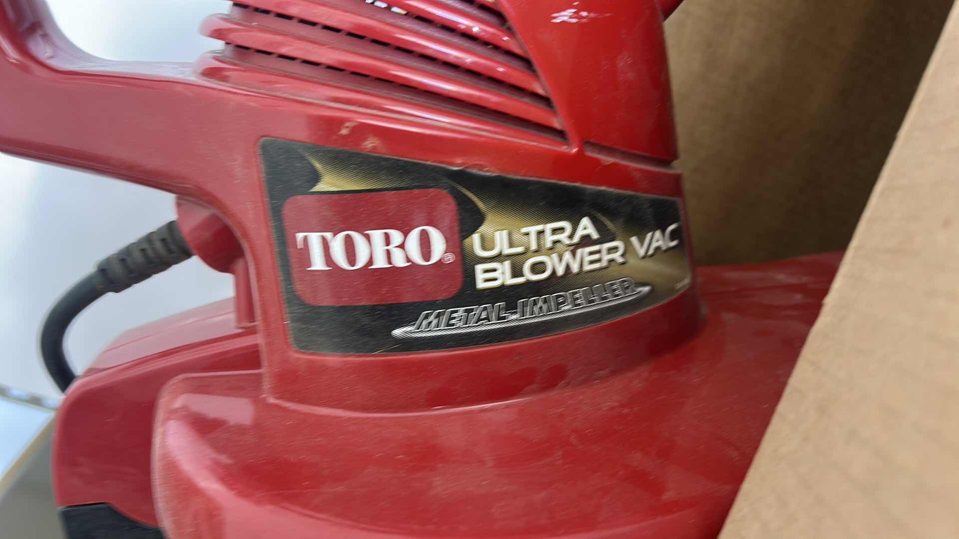 Photo 1 of TORO ULTRA ELECTRIC BLOWER VAC