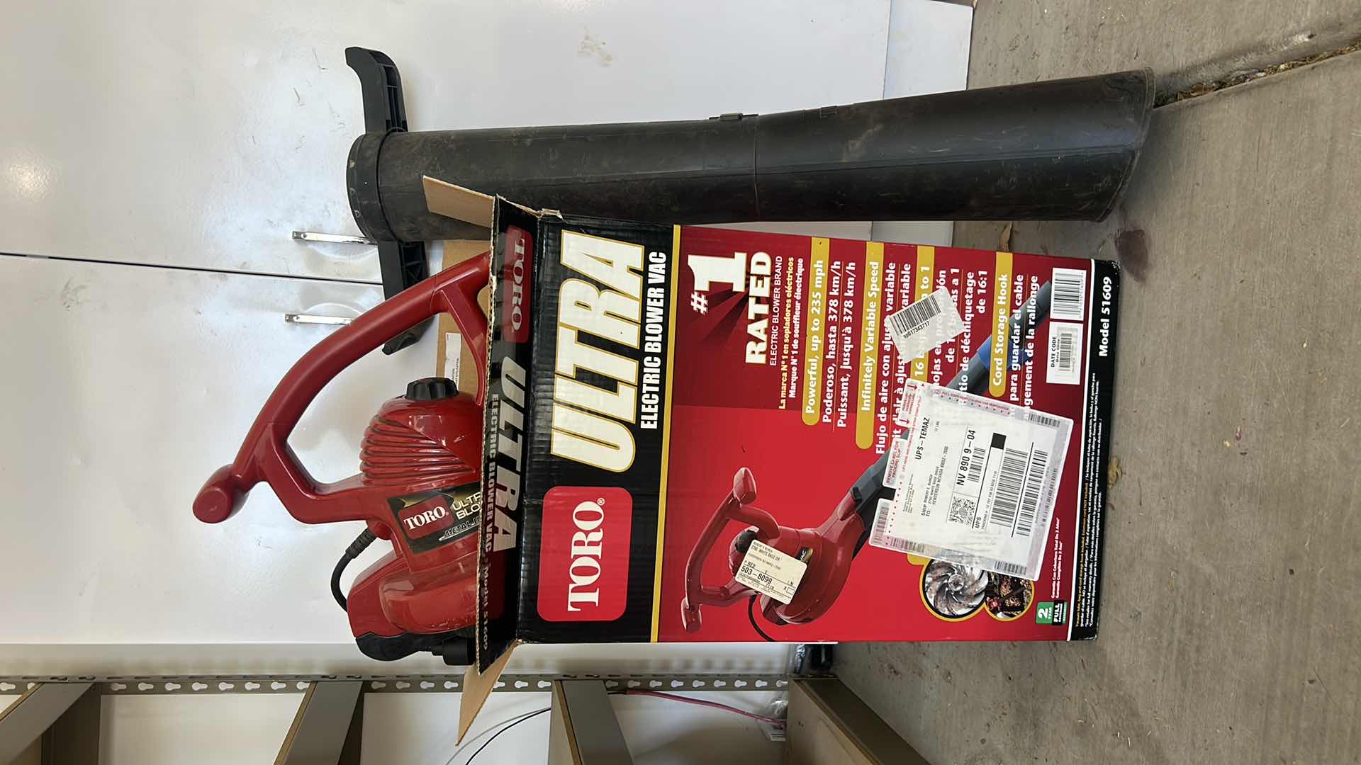 Photo 1 of TORO ULTRA ELECTRIC BLOWER VAC