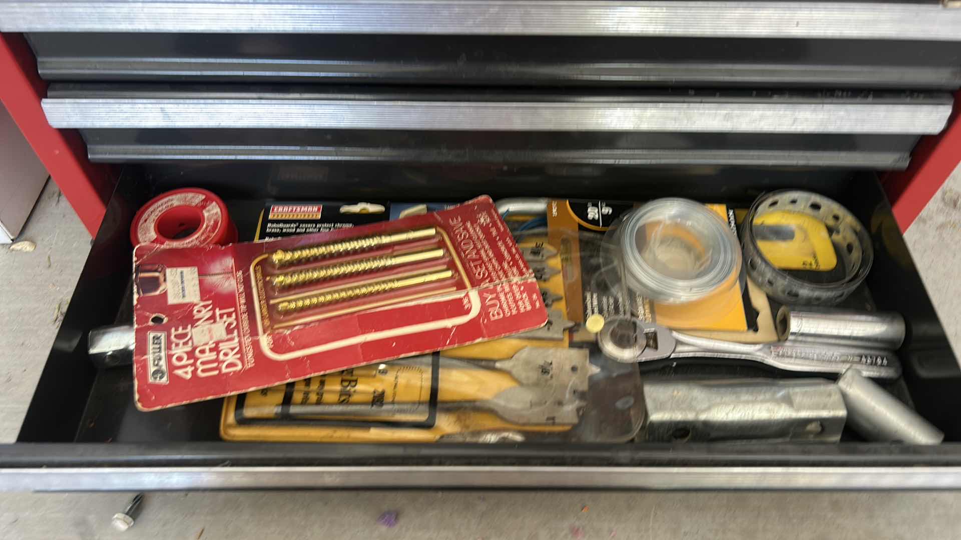 Photo 1 of CRAFTSMAN TOOLBOX WITH TOOLS