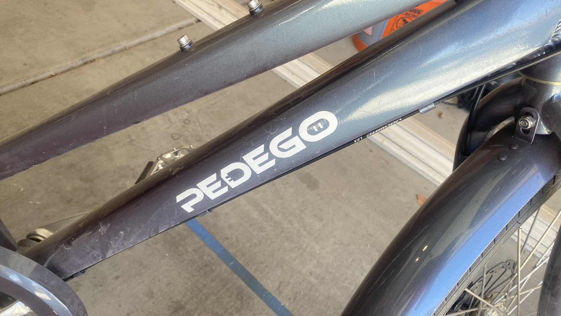 View 2 of NO CHARGER******PEDEGO CITY COMMUTER 26 INCH BLACK ELECTRIC BIKE WITH & BIKE LOCK & HELMET & EXTRA BATTERY