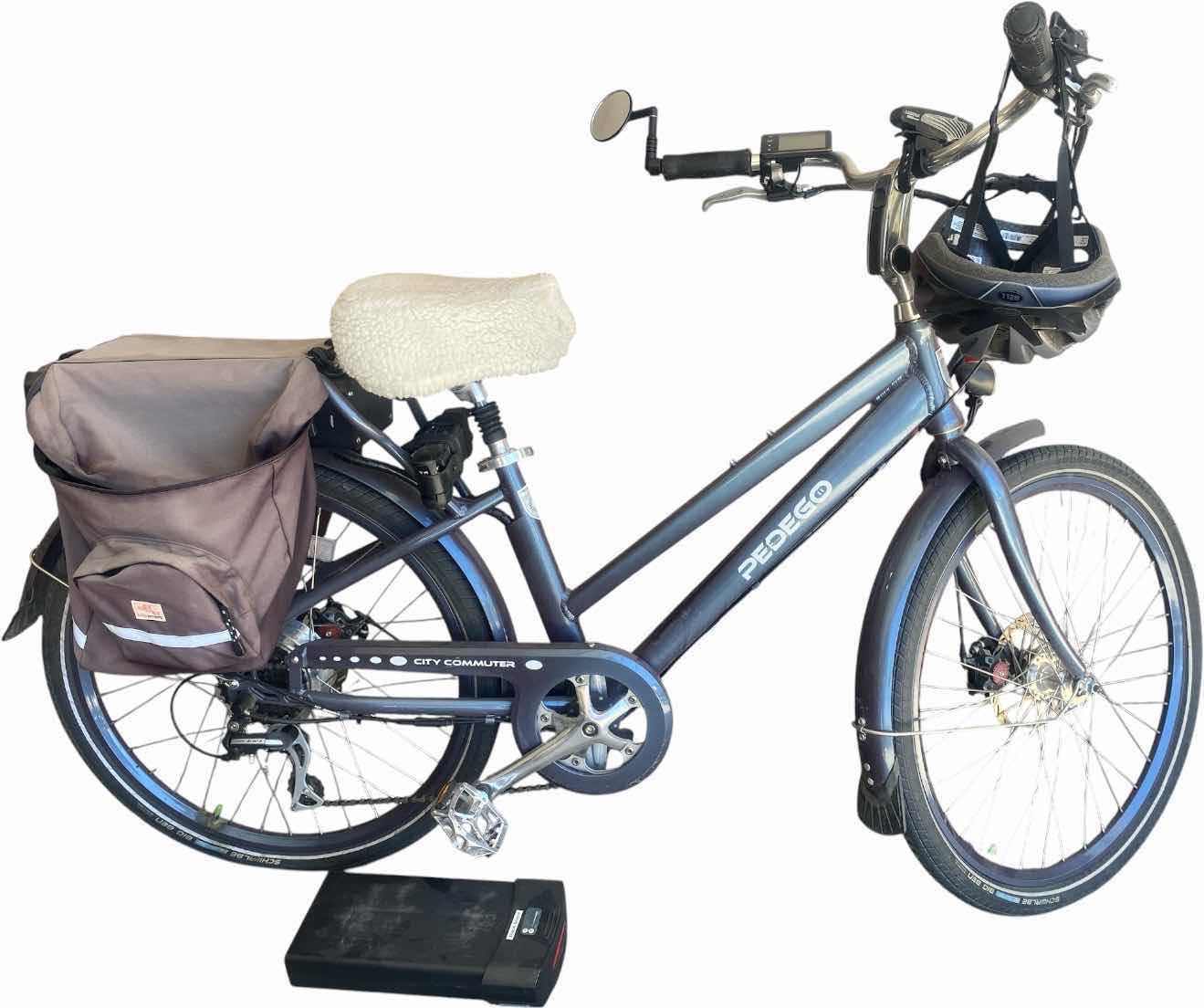 Photo 1 of NO CHARGER******PEDEGO CITY COMMUTER 26 INCH BLACK ELECTRIC BIKE WITH & BIKE LOCK & HELMET & EXTRA BATTERY