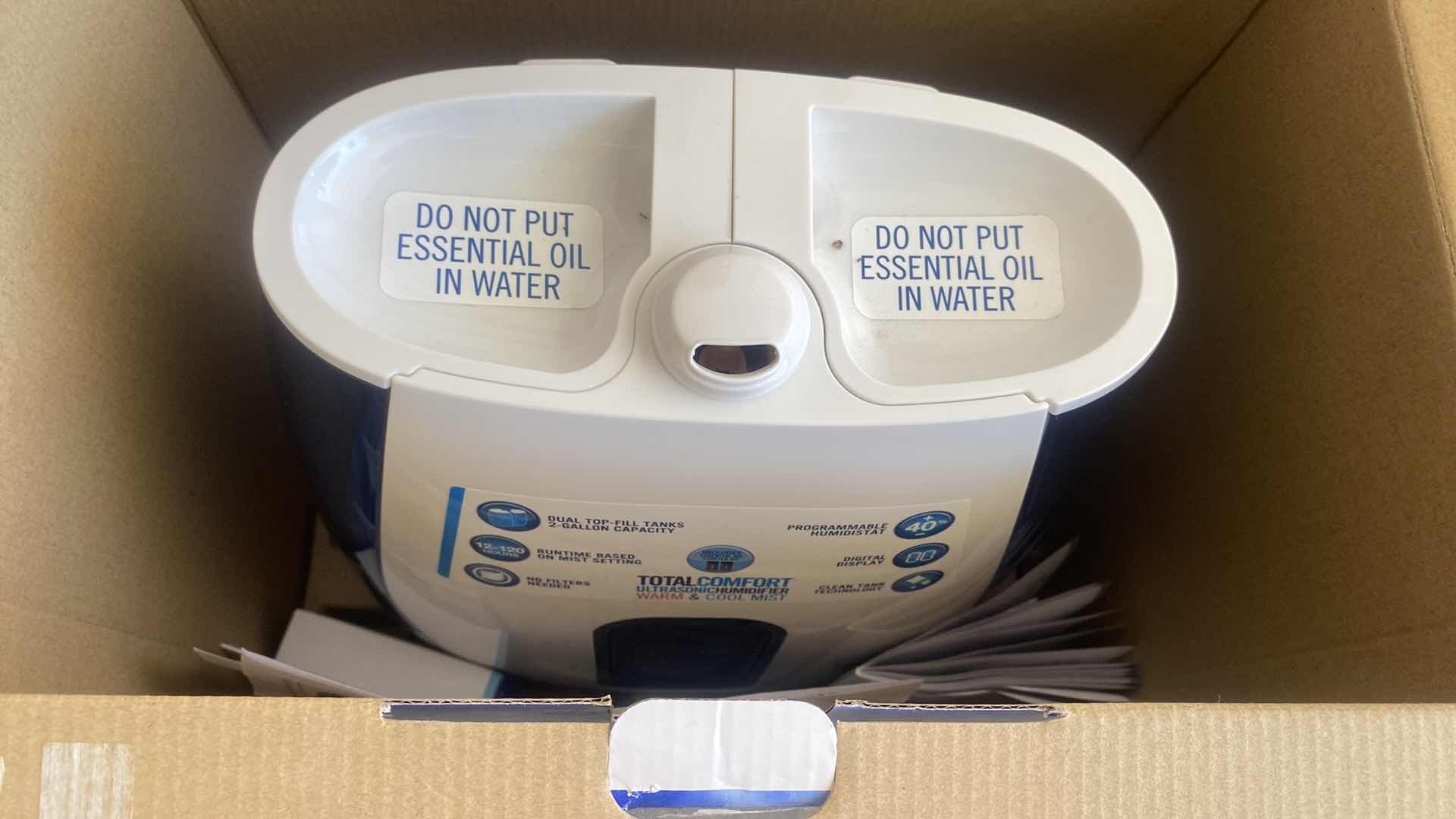 Photo 1 of NEW HOMEDICS TOTAL COMFORT HUMIDIFIER