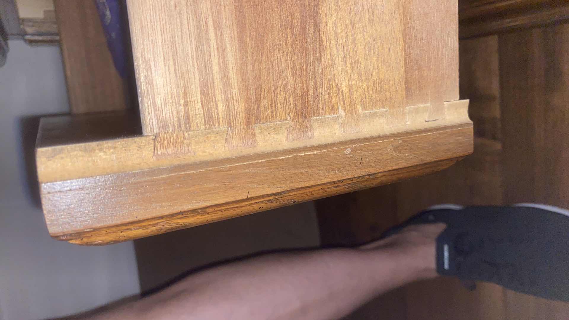 View 4 of 2-OAK WOOD NIGHTSTANDS 25“ X 16 1/2“ H 23”
