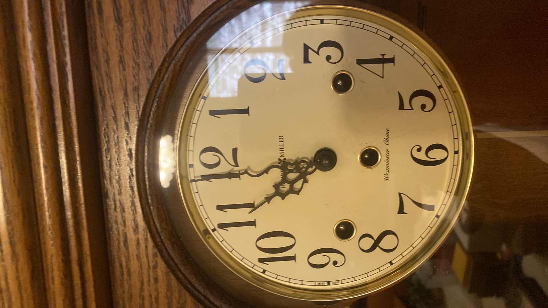 Photo 1 of HOWARD MILLER WALL CLOCK MODEL 613-645 11”x23”