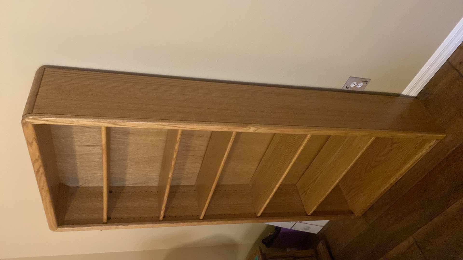 Photo 1 of SIX SHELF LIGHT OAK BOOKCASE 33“ X 10 1/2“ H 72”