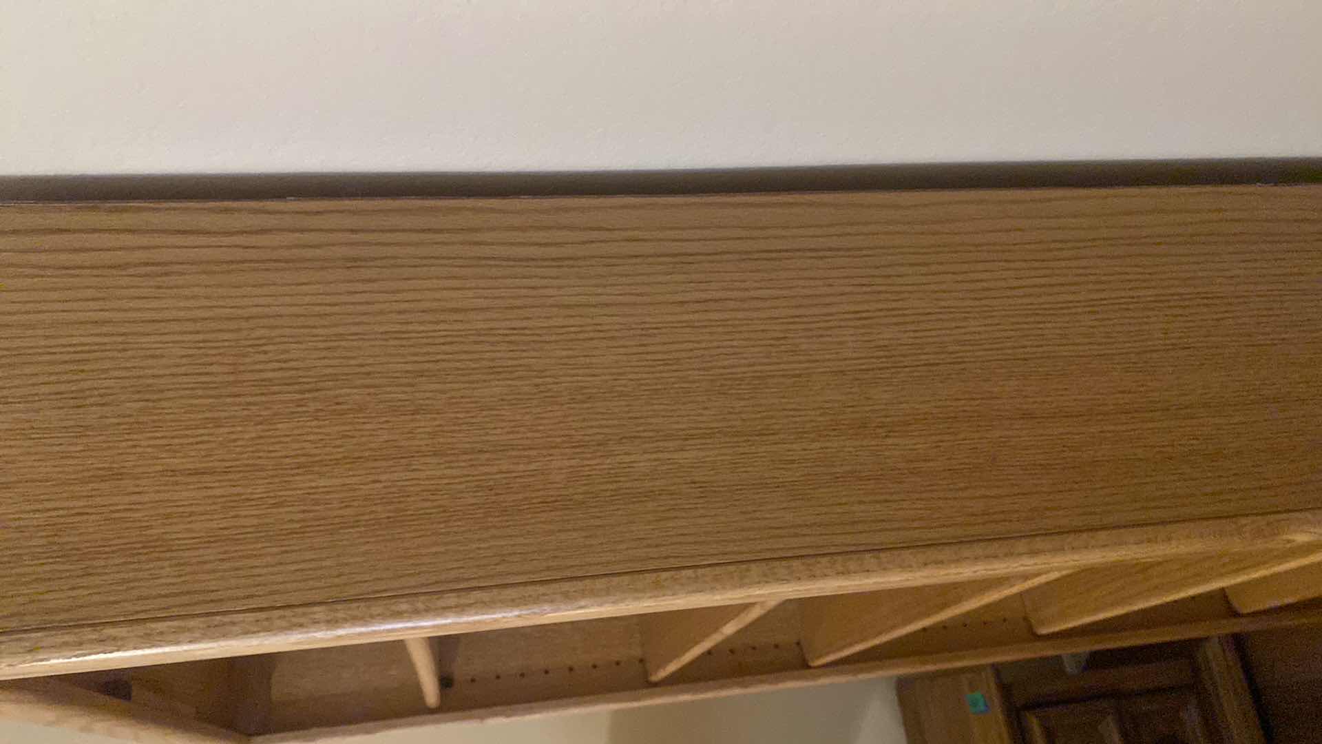 Photo 1 of SIX SHELF LIGHT OAK BOOKCASE 33“ X 10 1/2“ H 72”