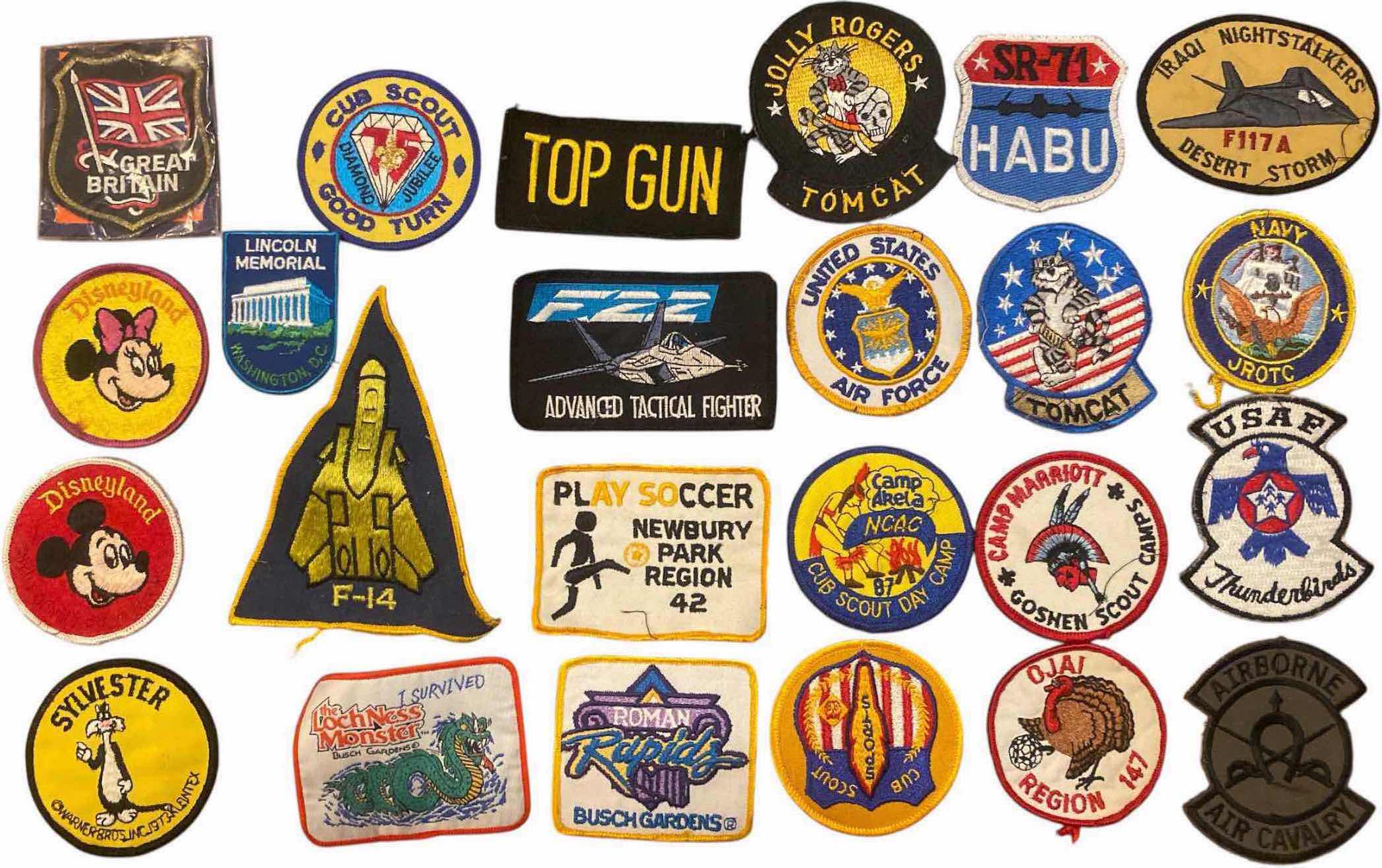 Photo 1 of MILITARY PATCHES & DISNEYLAND PATCHES