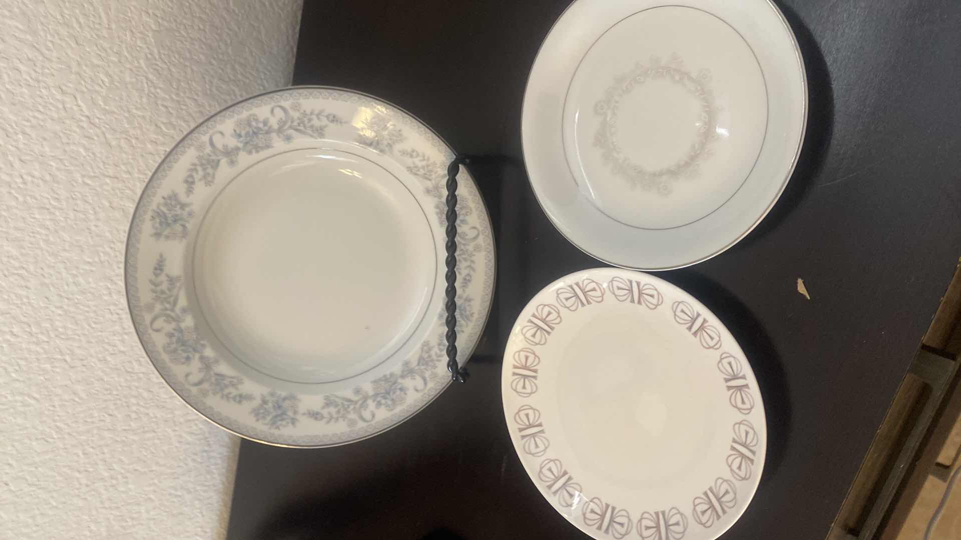 Photo 1 of CUT GLASS PLATTER BOWLS & ODDS & ENDS CHINA