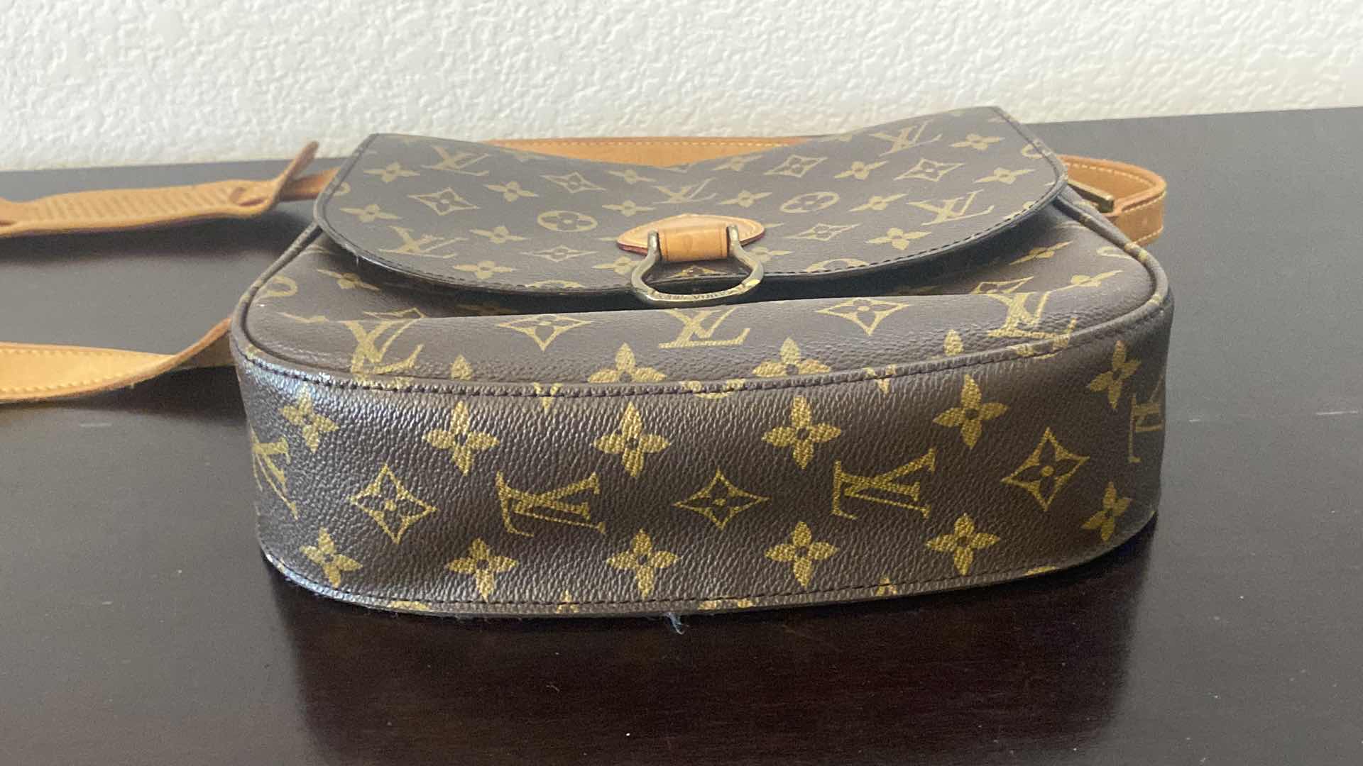 Photo 1 of VINTAGE LOUIS VUITTON ST. CLOUD MONOGRAM GM HANDBAG 9 1/2“ X 2 1/2” H9”