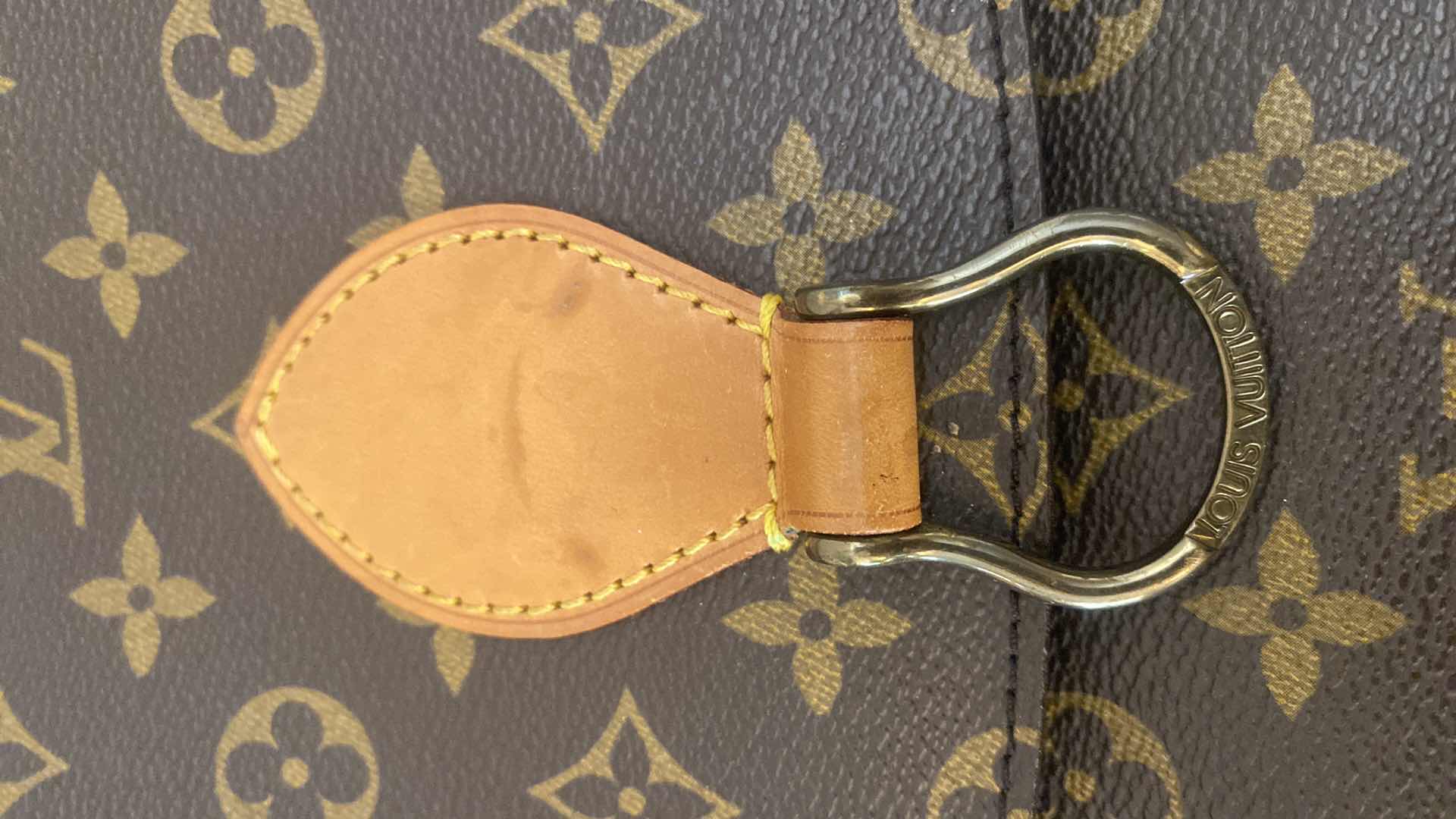 Photo 1 of VINTAGE LOUIS VUITTON ST. CLOUD MONOGRAM GM HANDBAG 9 1/2“ X 2 1/2” H9”