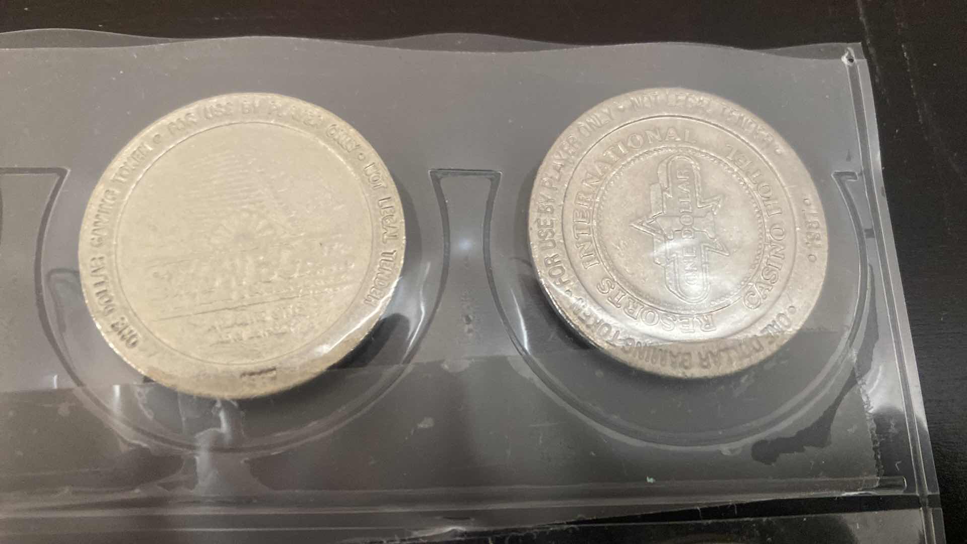 Photo 1 of CASINO TOKENS & GAMING CHIPS (12)