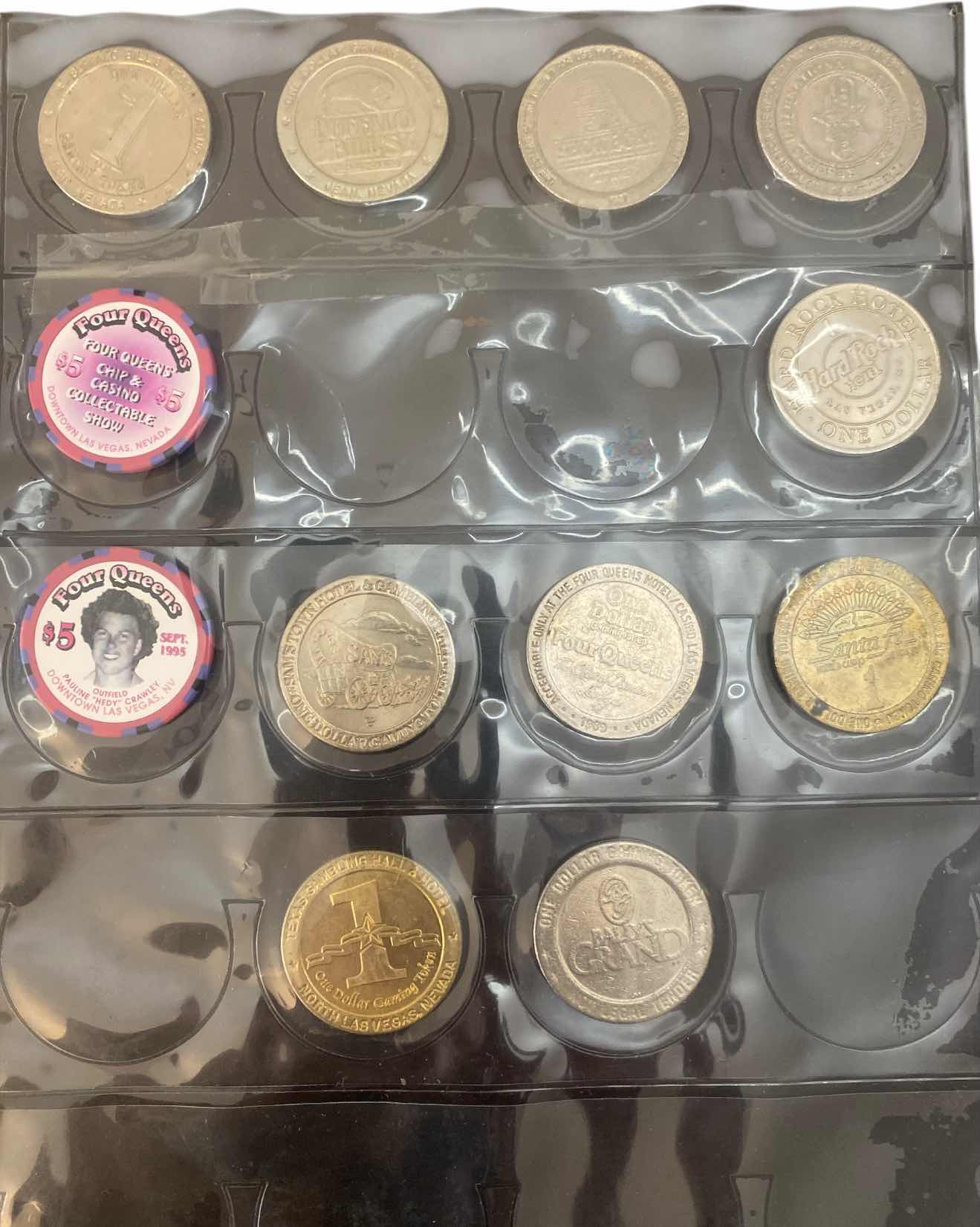 Photo 1 of CASINO TOKENS & GAMING CHIPS (12)