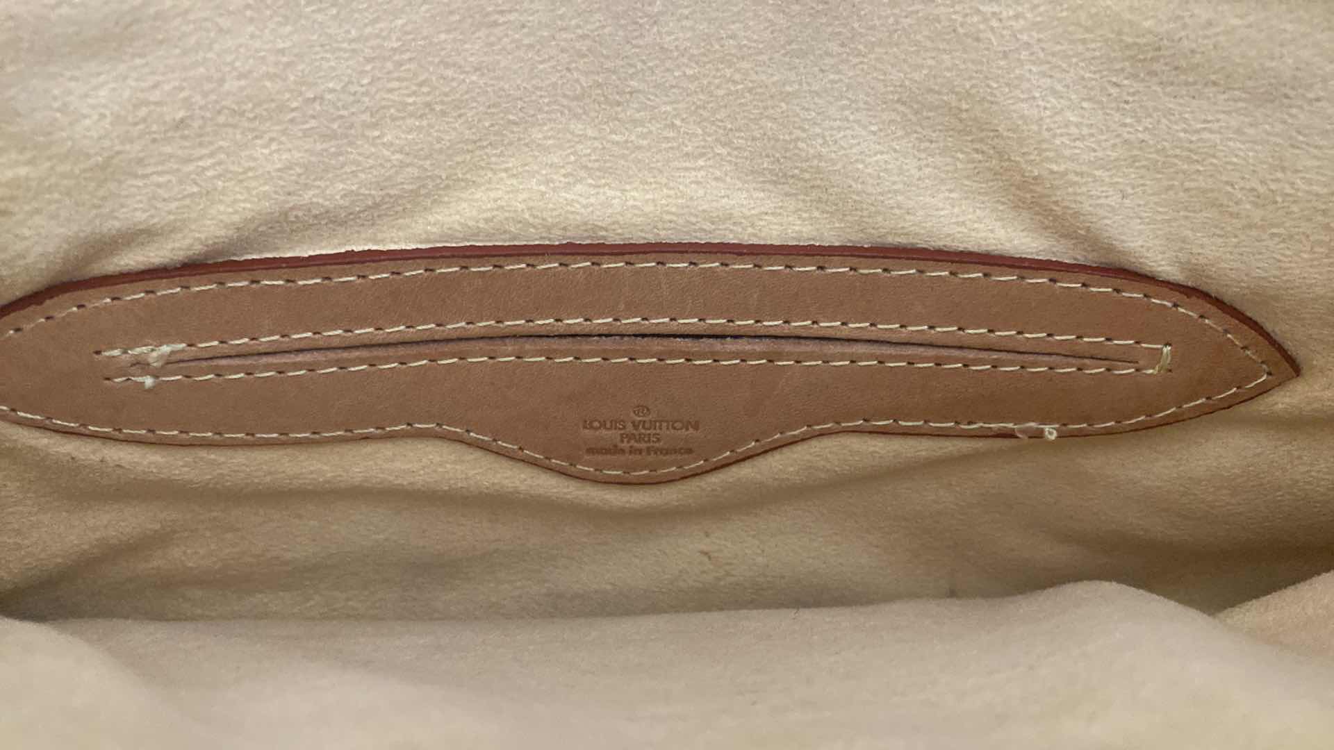 Photo 1 of REPLICA LOUIS VUITTON DENIM MONOGRAM FLAT SHOPPER HAND BAG 12 1/2“ X 14 1/2“ EXCLUDING HANDLES