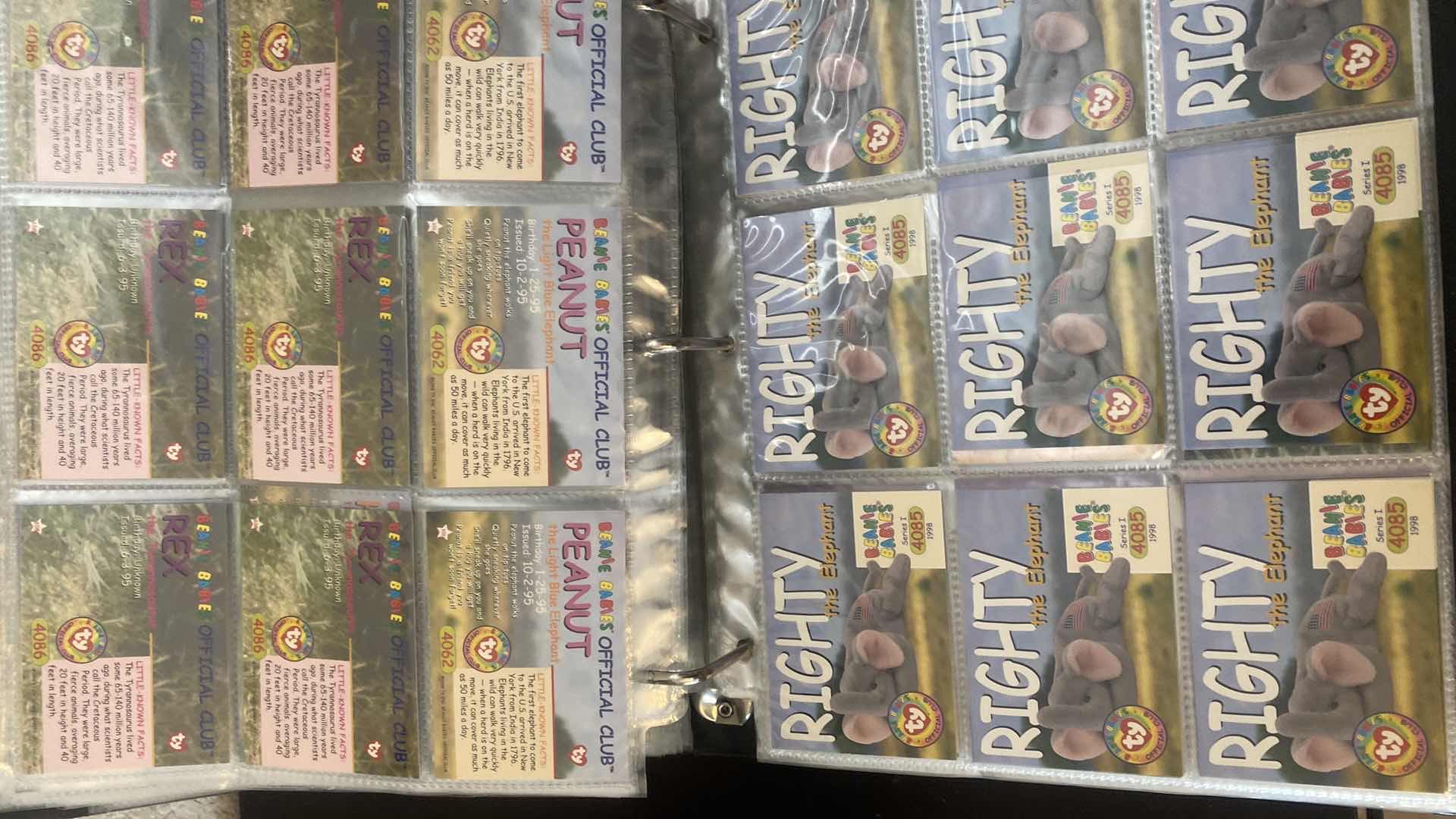 Photo 1 of BEANIE BABIES COLLECTOR CARDS IN BINDER