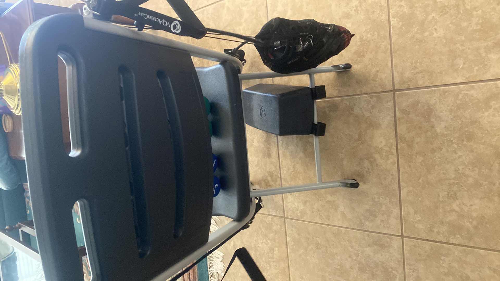 View 5 of VQ ACTION RESISTANCE CHAIR WITH ACCESSORIES AND HAND WEIGHTS
