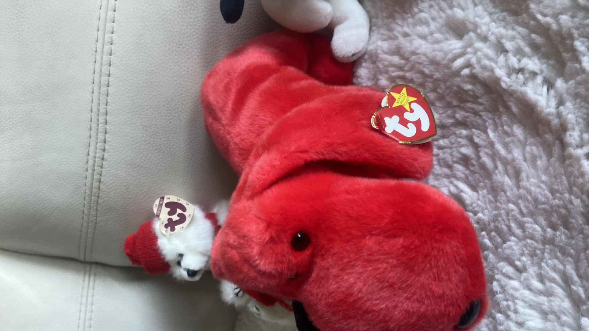 View 3 of 1 BEANIE BUDDY AND 3 BEANIE BABIES