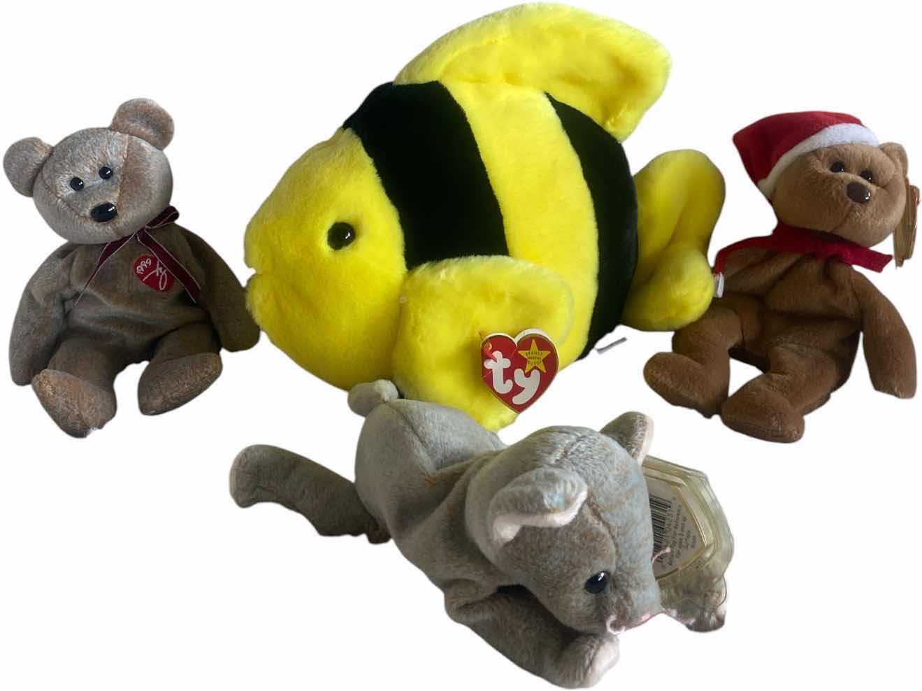 View 1 of 1 BEANIE BUDDY AND 3 BEANIE BABIES