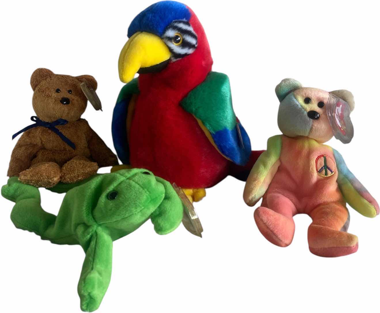 View 1 of 1 BEANIE BUDDY AND 3 BEANIE BABIES