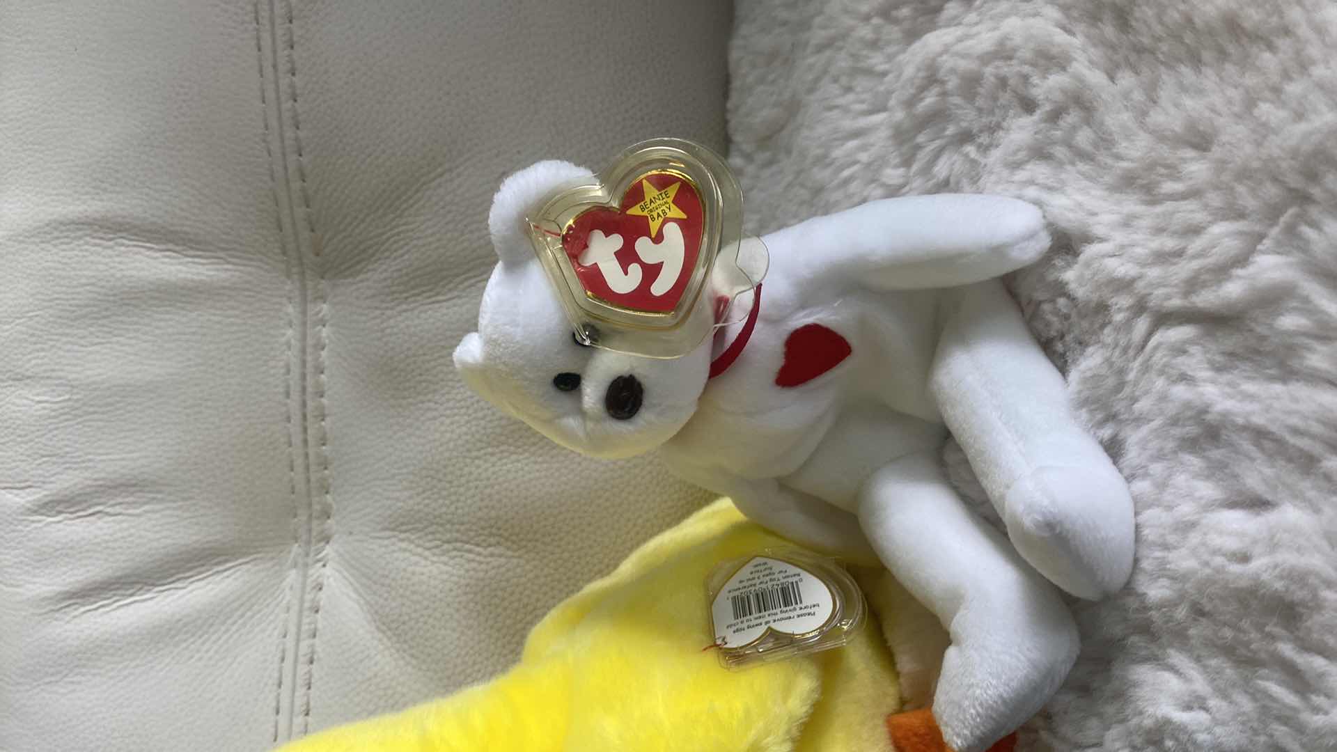View 3 of 1 BEANIE BUDDY AND 3 BEANIE BABIES
