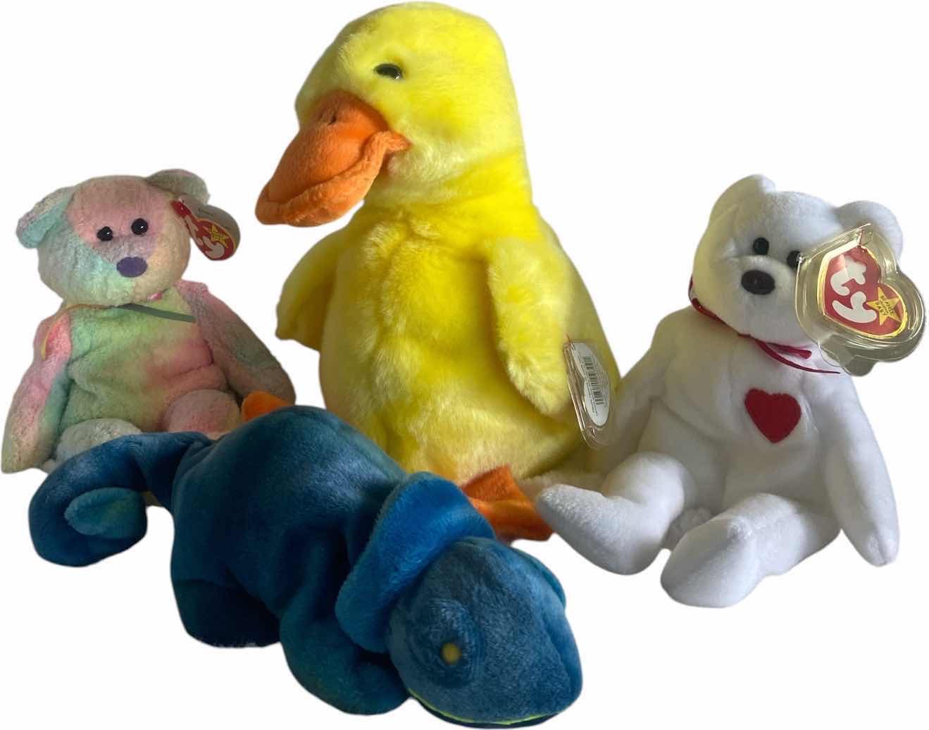 View 1 of 1 BEANIE BUDDY AND 3 BEANIE BABIES