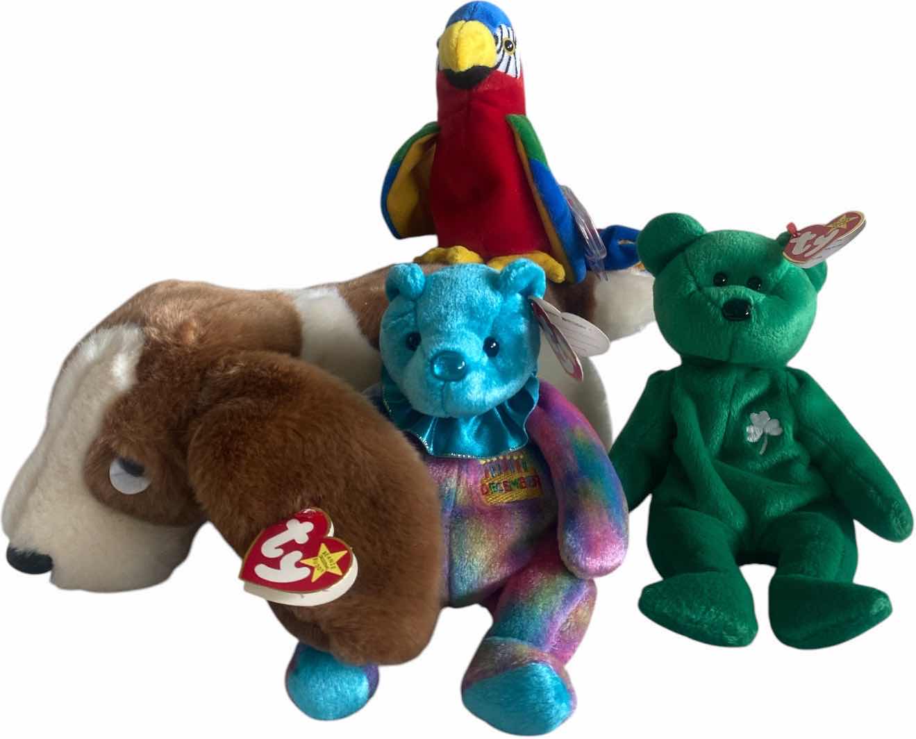 View 1 of 1 BEANIE BUDDY AND 3 BEANIE BABIES