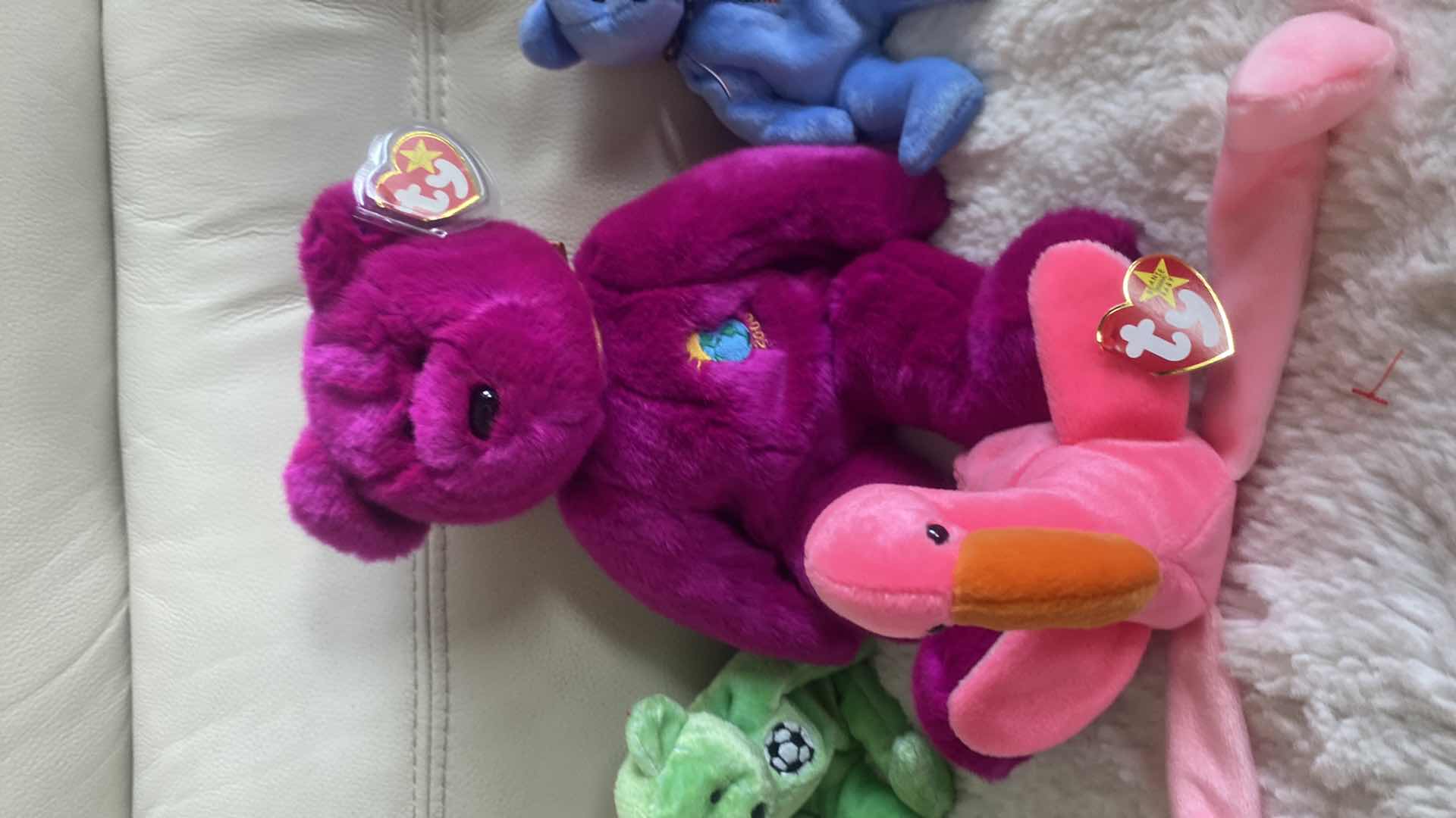 View 3 of 1 BEANIE BUDDY AND 3 BEANIE BABIES