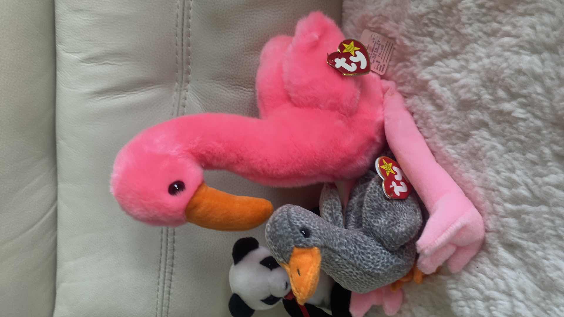 View 3 of 1 BEANIE BUDDY AND 3 BEANIE BABIES