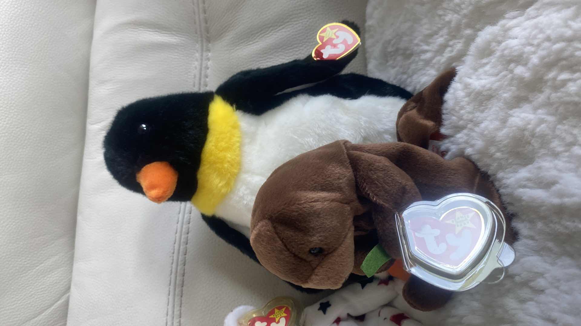 View 4 of 1 BEANIE BUDDY AND 3 BEANIE BABIES