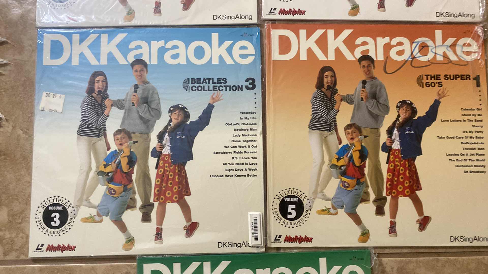 Photo 1 of DK KARAOKE VOLUME ONE, TWO, THREE, FIVE AND SIX