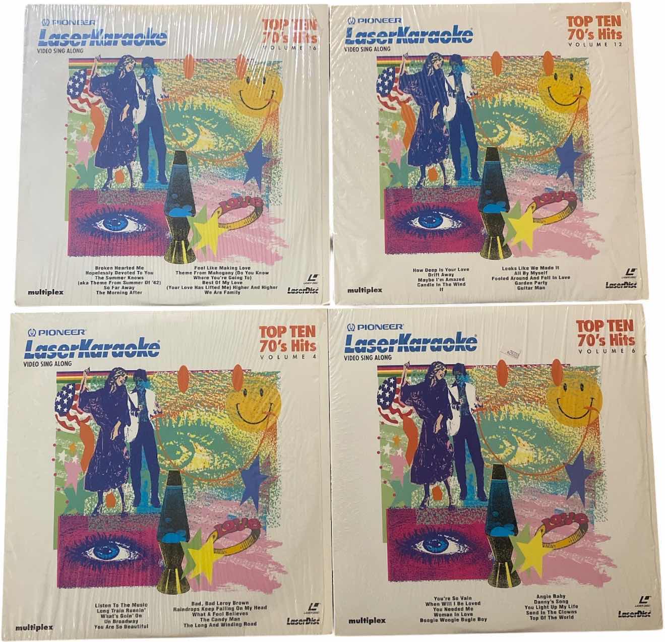 Photo 1 of PIONEER LASER KARAOKE DISCS (4)
