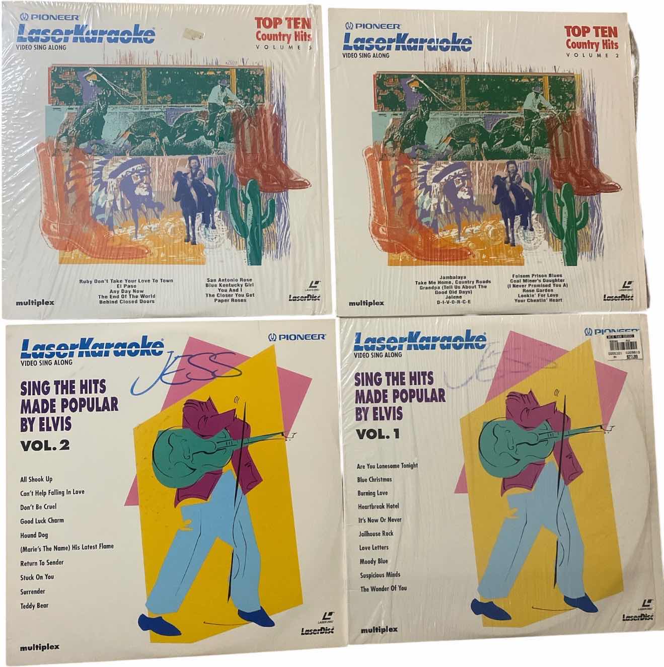 Photo 1 of PIONEER LASER KARAOKE DISCS (4)