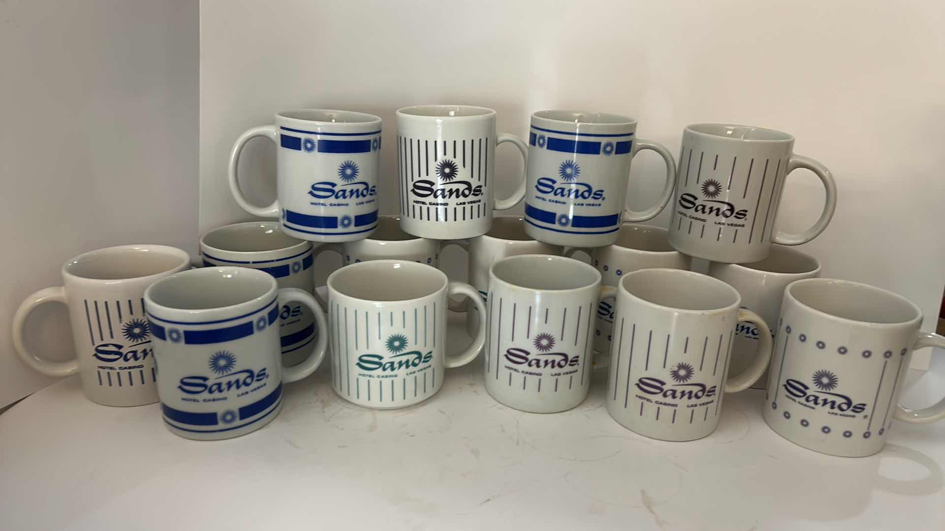 Photo 1 of 15- VINTAGE SANDS LAS VEGAS CASINO CERAMIC COFFEE MUG COLLECTION
