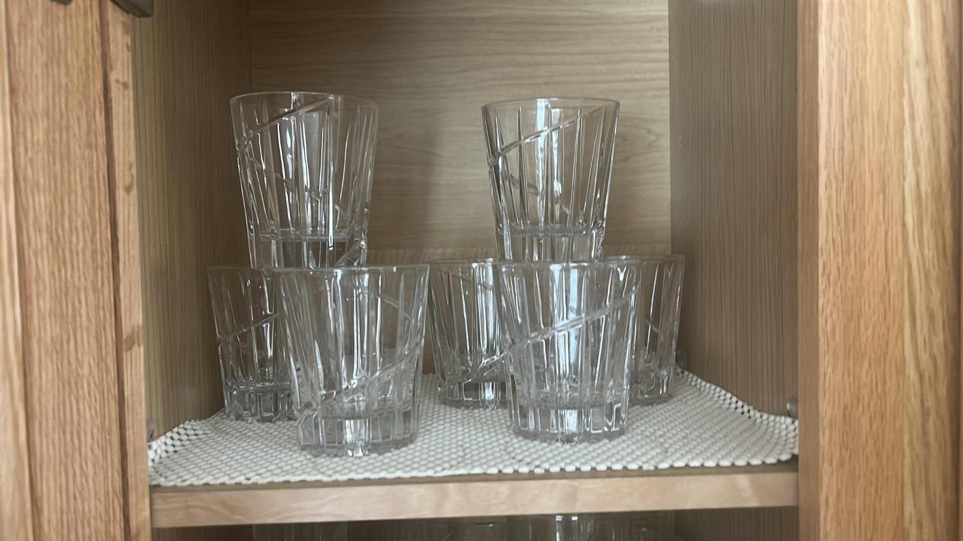 Photo 1 of 7- MIKASA UPTOWN DOUBLE OLD FASHIONED GLASS MADE. ESTIMATED VALUE $20 EACH. $140.