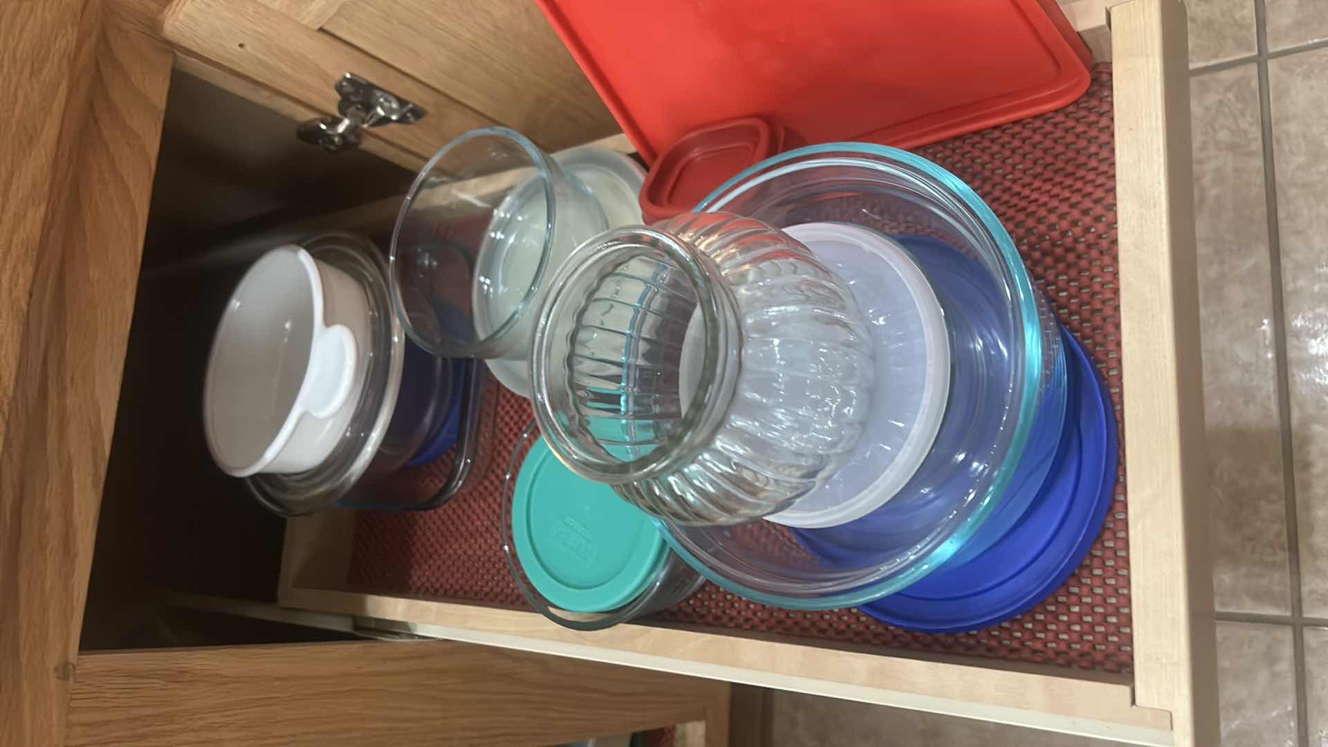 Photo 1 of CONTENTS OF KITCHEN CABINET