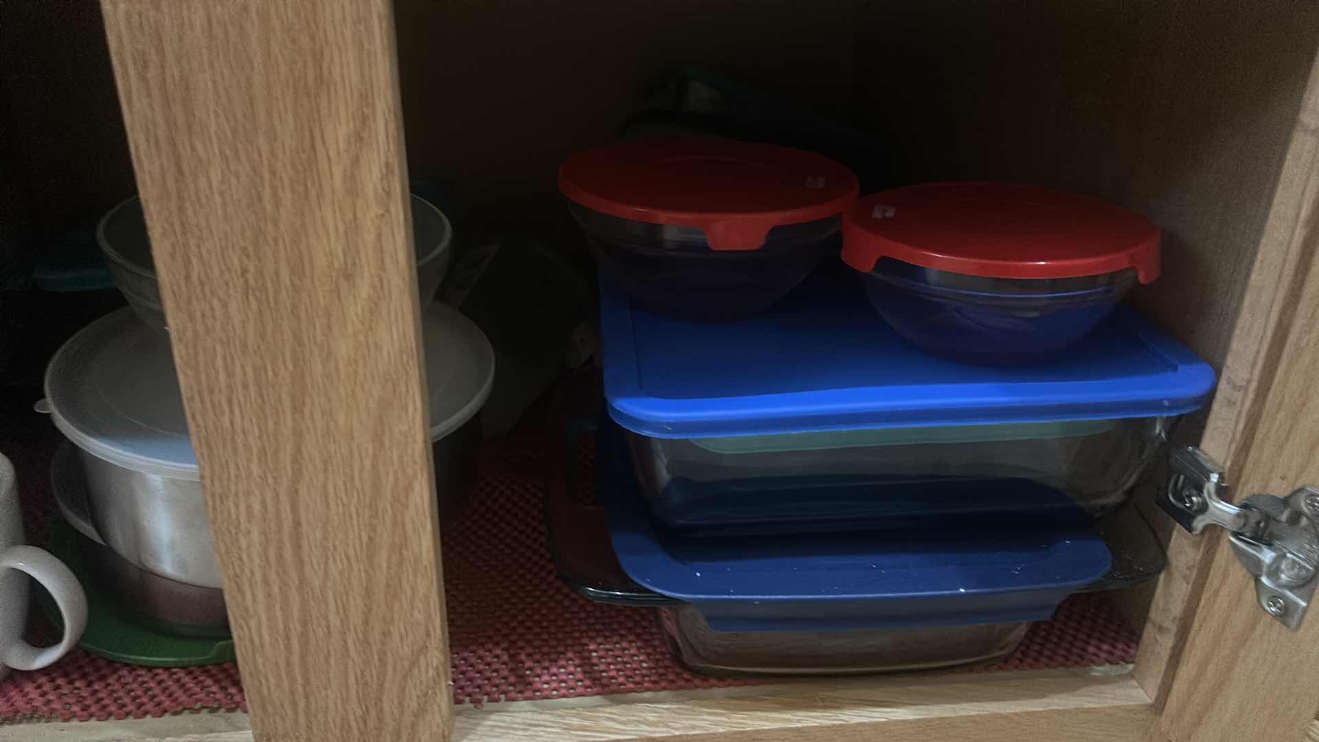 Photo 1 of CONTENTS OF KITCHEN CABINET
