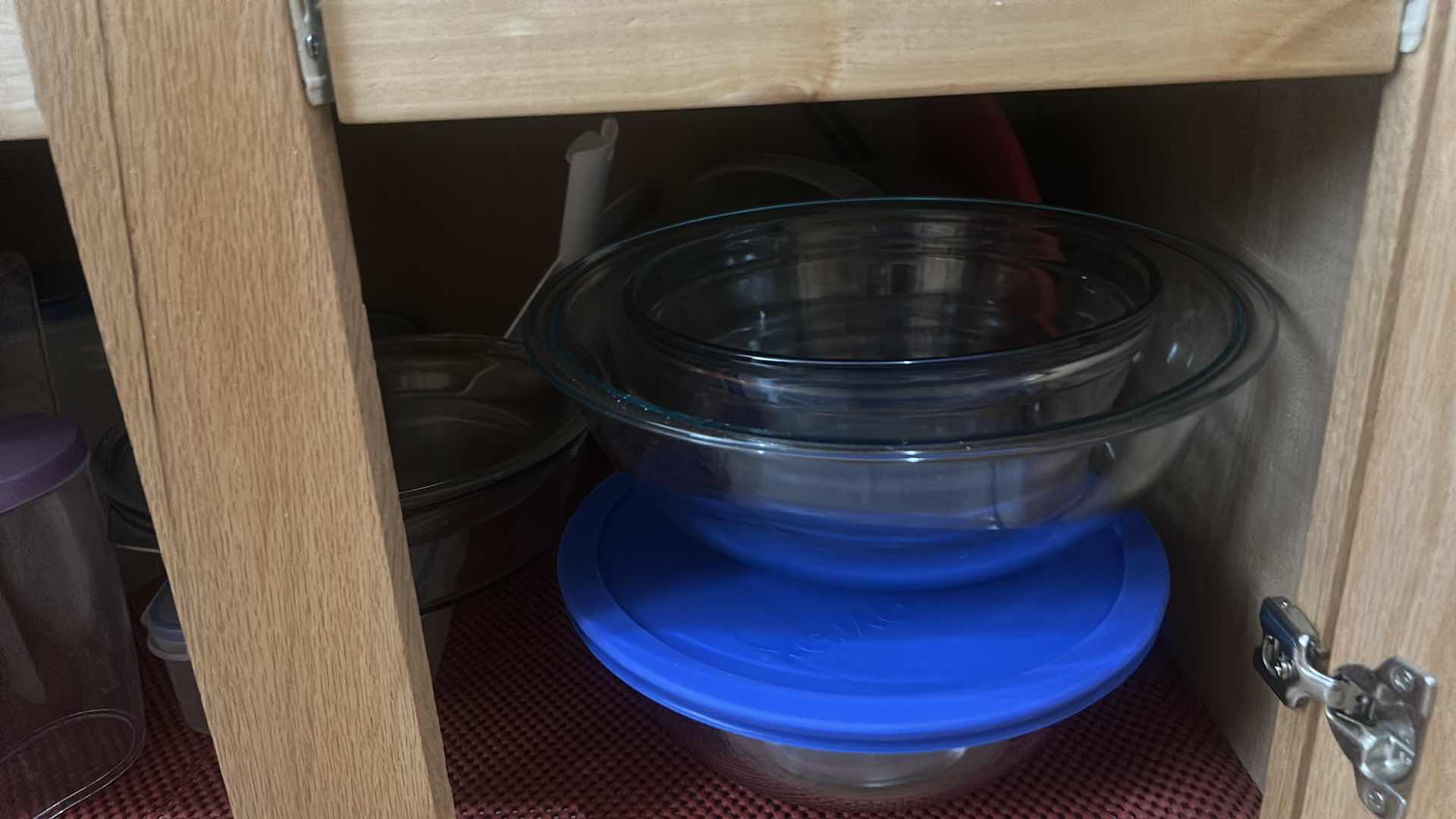 Photo 1 of CONTENTS OF KITCHEN CABINET
